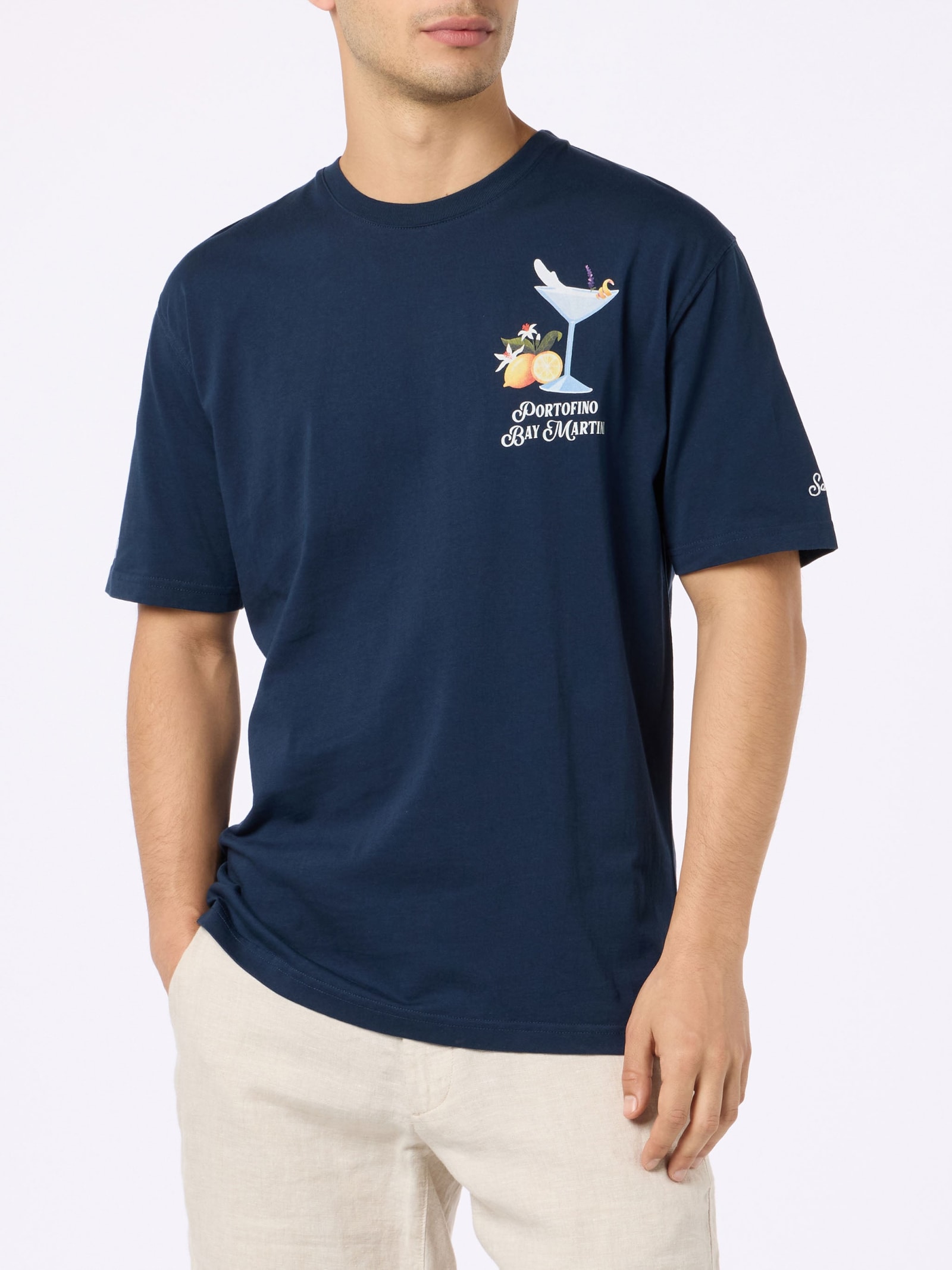 Mc2 Saint Barth T-shirt In Blue