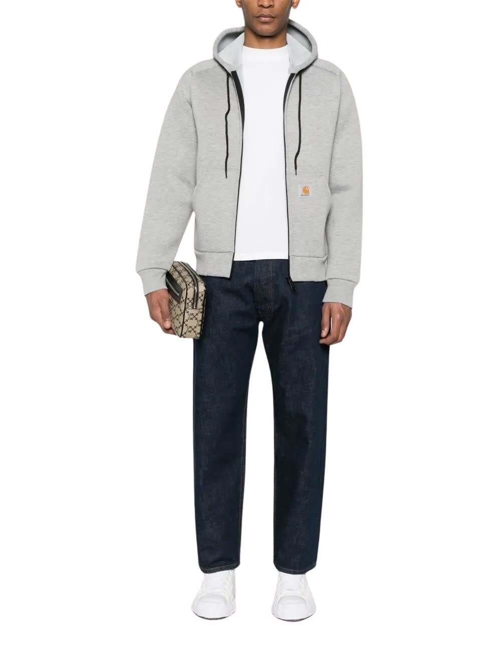 Carhartt Car-lux Hooded Jacket In Gray