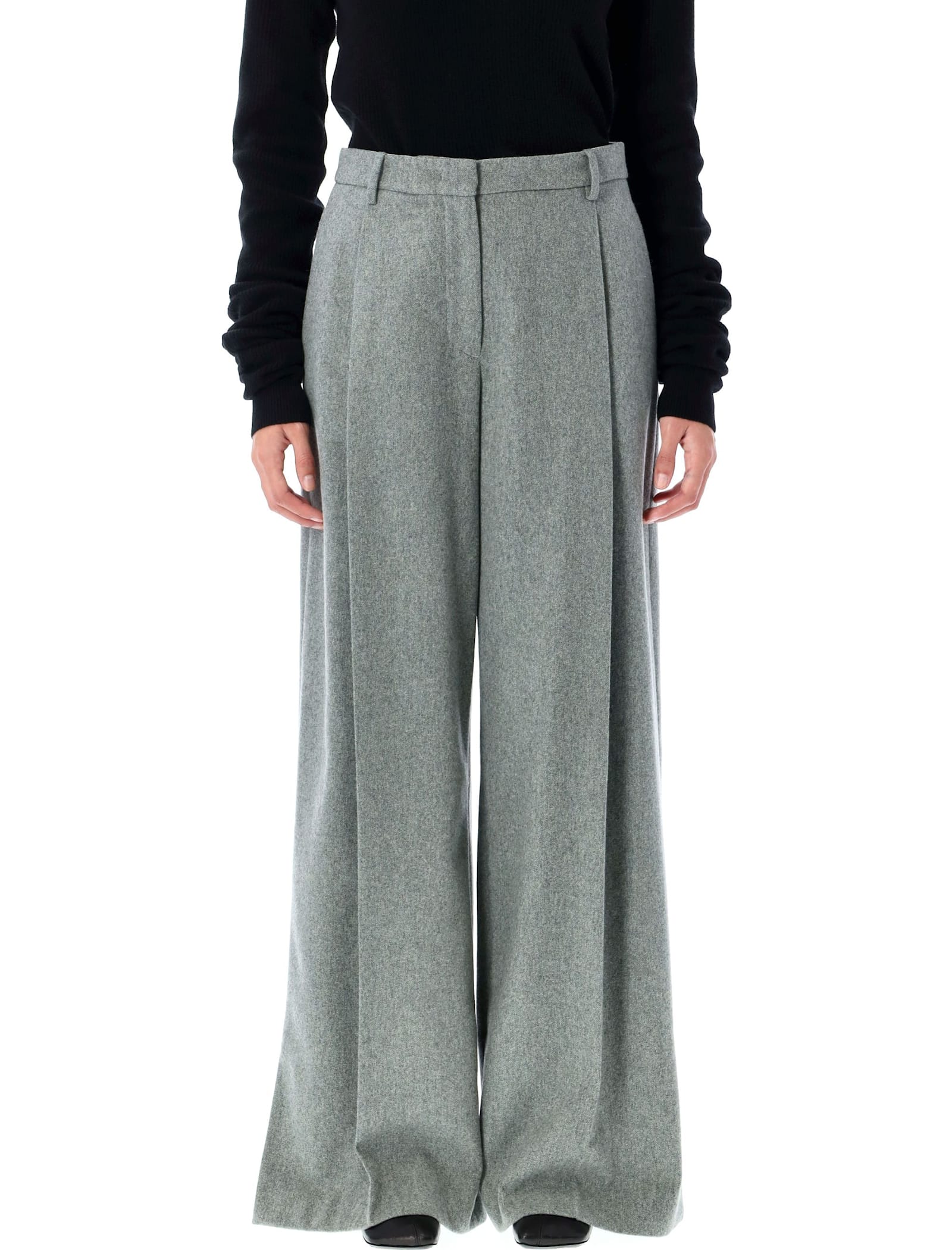 Shop The Garment Mille Pants In Grey Melange