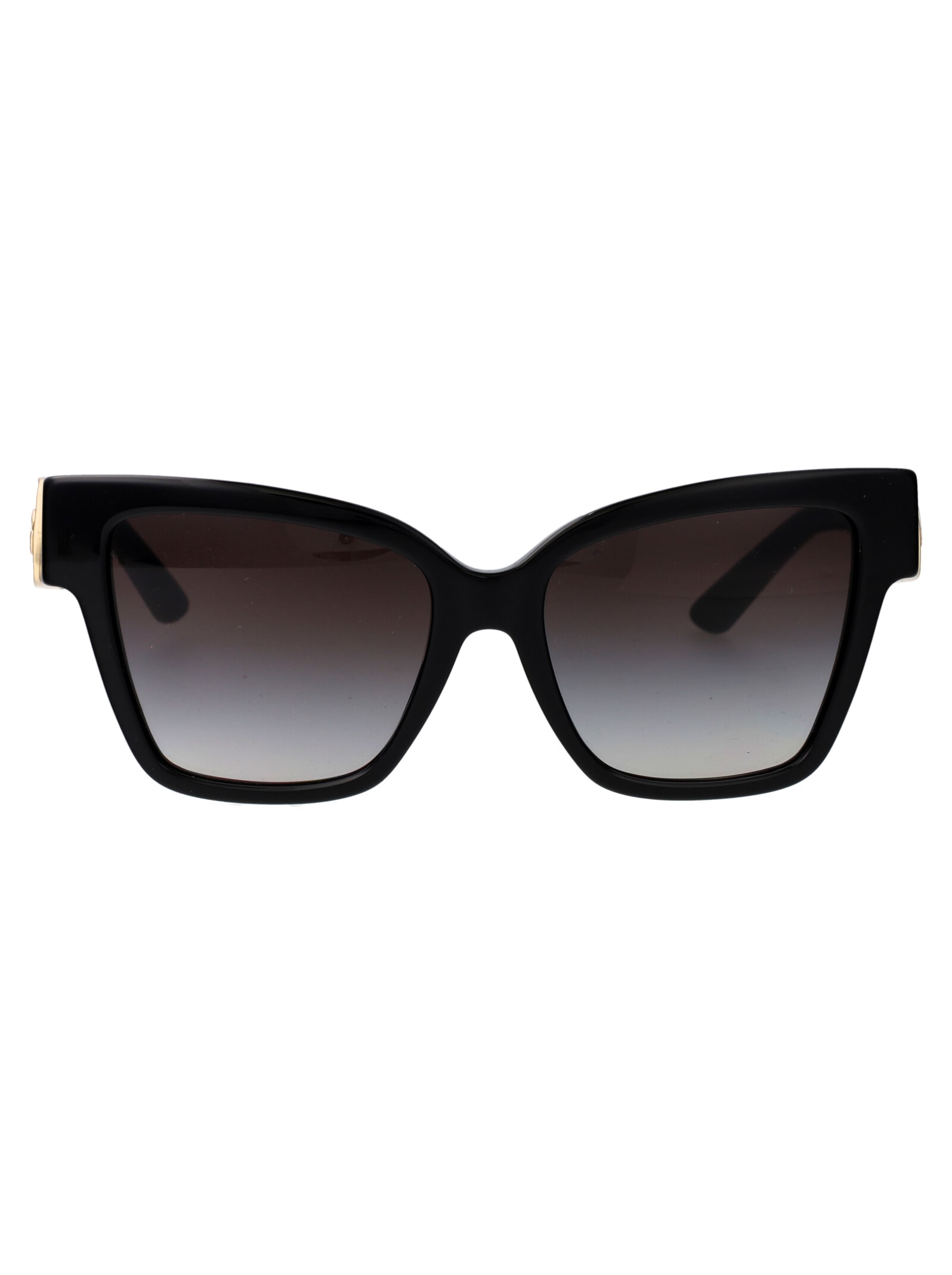 Shop Dolce &amp; Gabbana Eyewear 0dg4470 Sunglasses In 501/8g Black