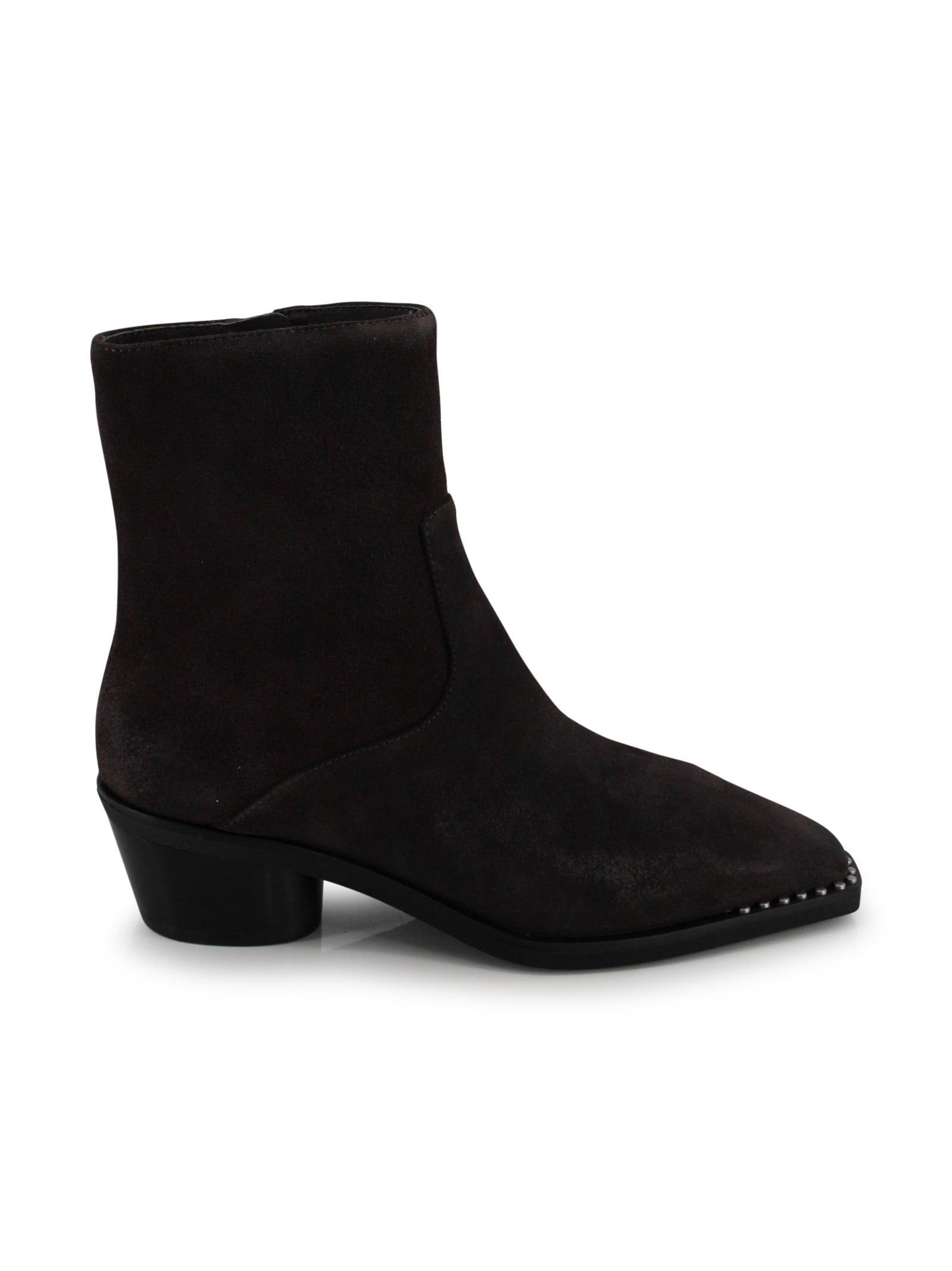 Ash Suede Ankle Boots. In Brown