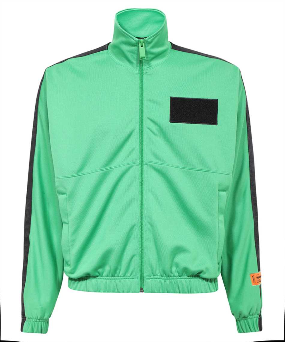 Shop Heron Preston Techno Fabric Sweatshirt In Green