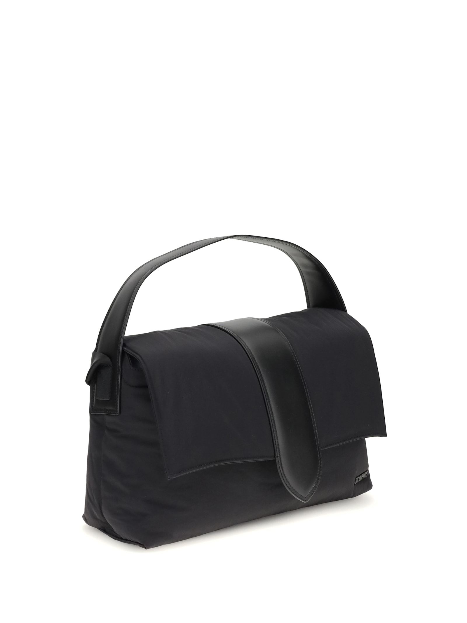 Jacquemus The Messenger Bambino Bag With Adjustable Shoulder Strap In Black