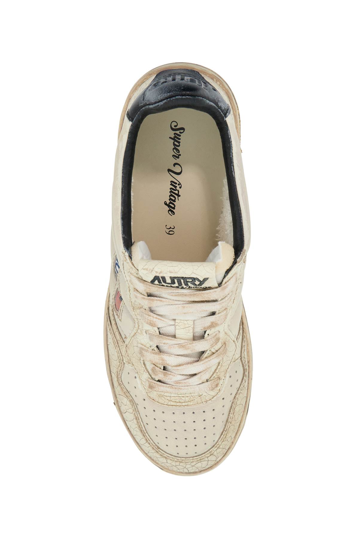 Autry Medalist Leather Low-top Sneakers In White