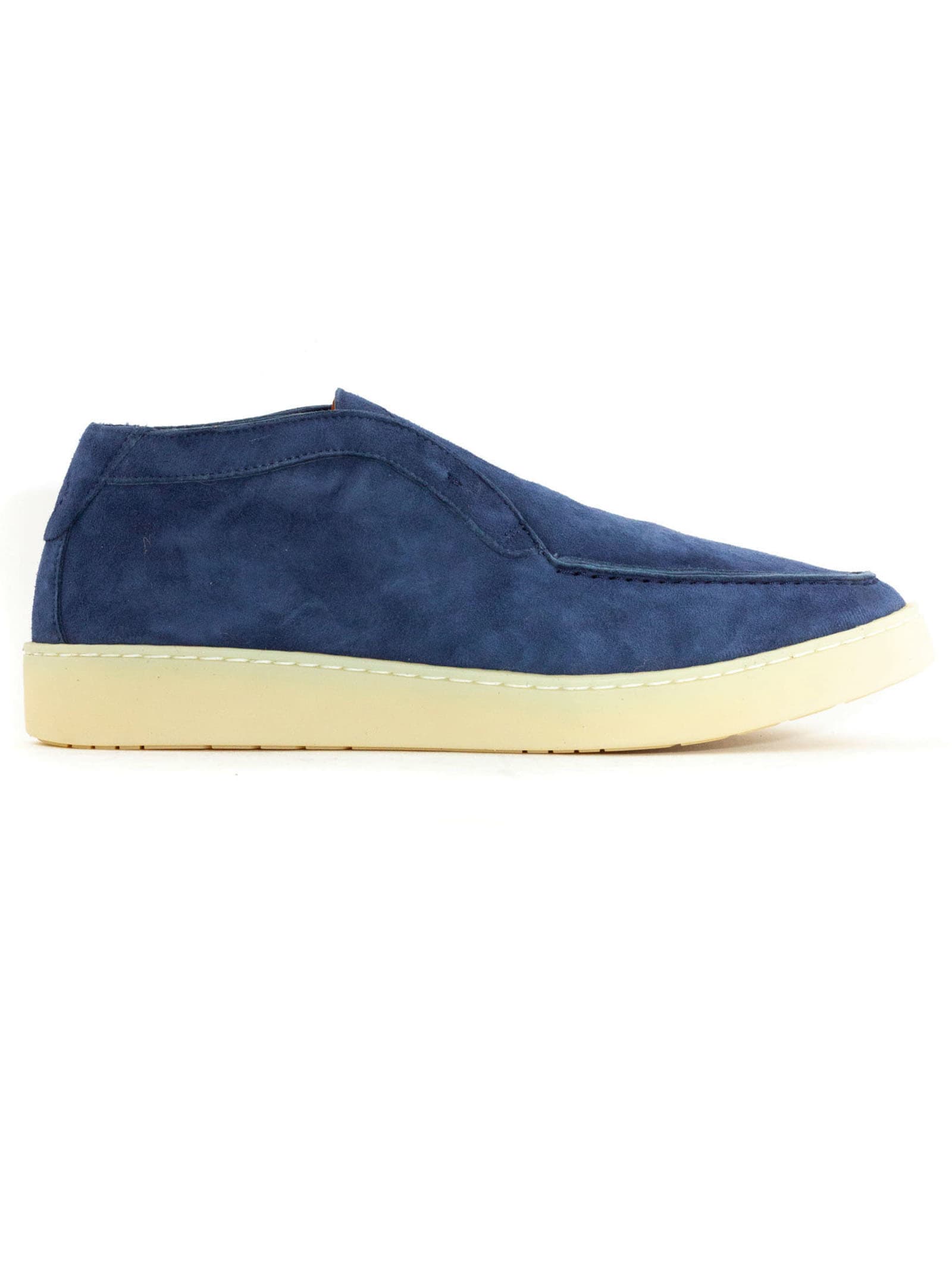 St. Bart Zenit Blue Suede Ankle Boot