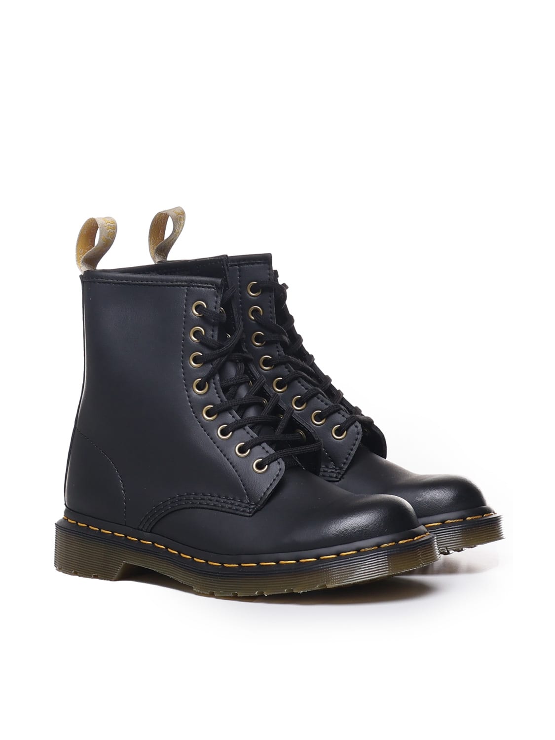 Shop Dr. Martens' 1460 Vegan Lace-up Boots In Black