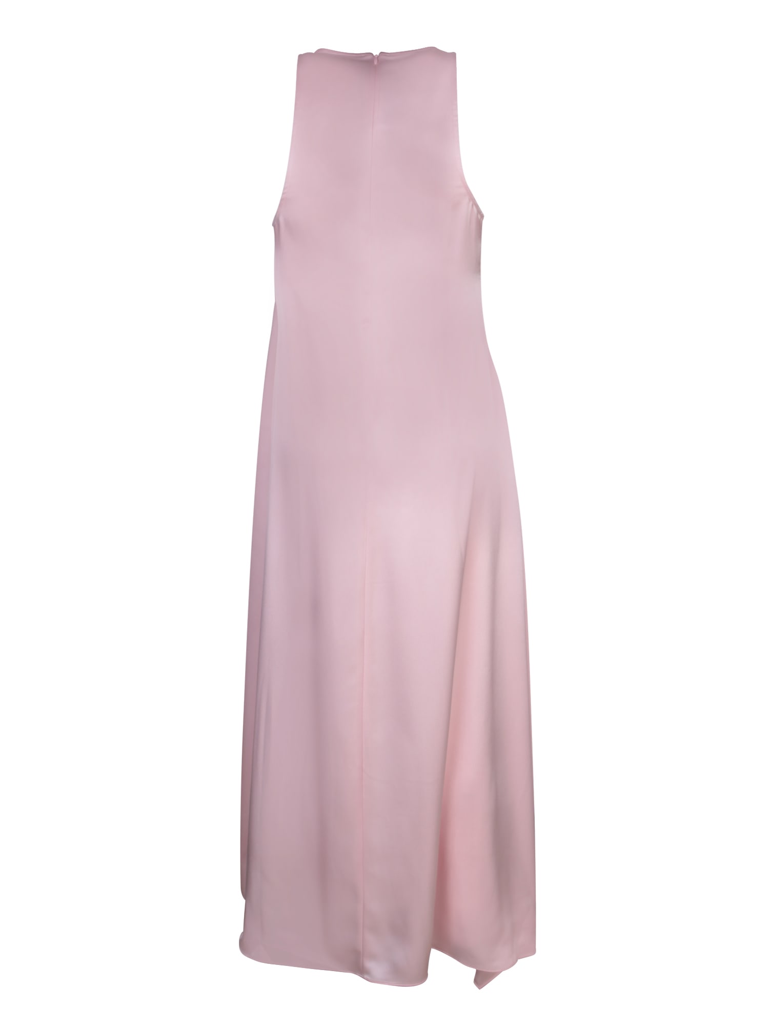 Shop Jw Anderson Drapared Pink Dress