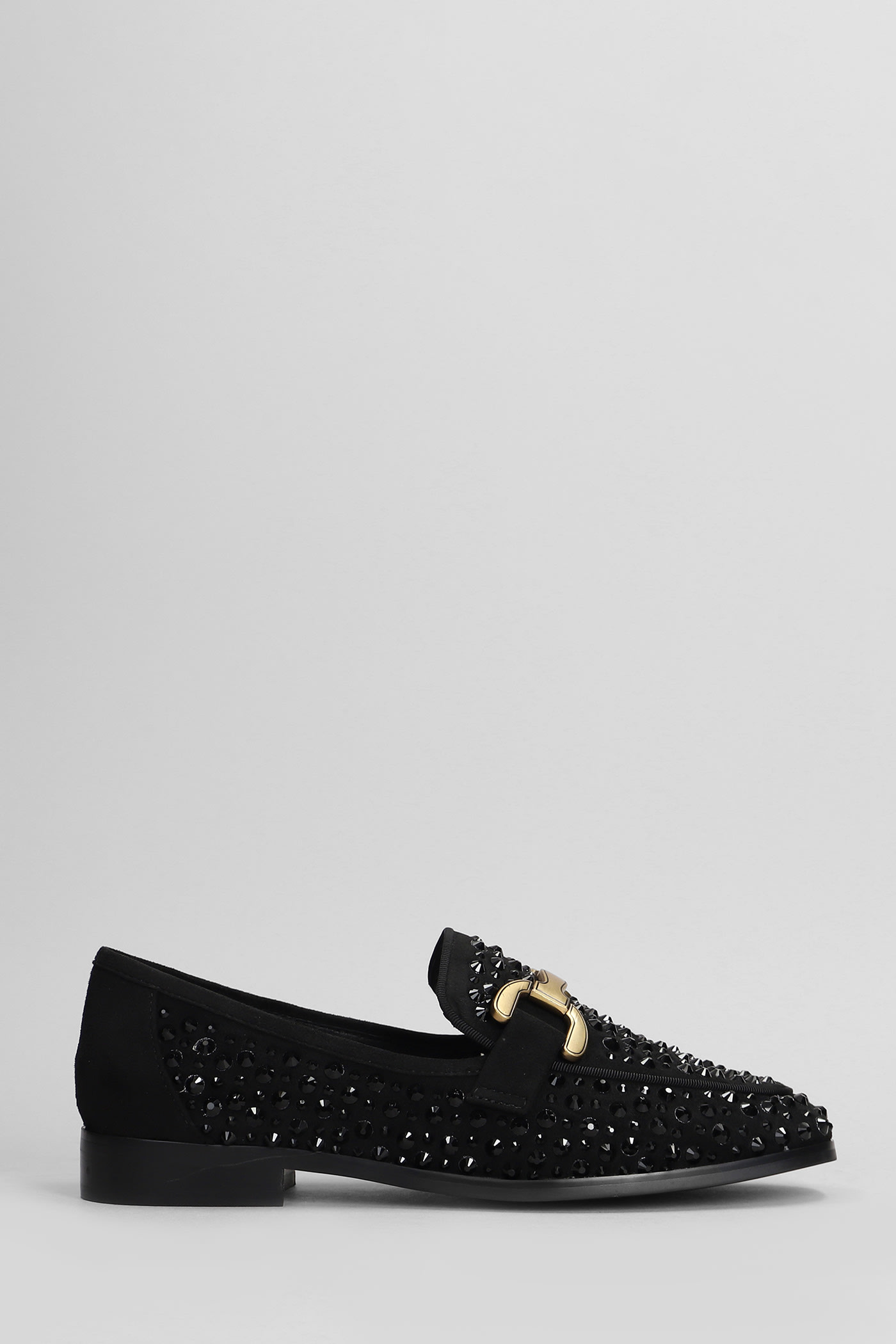 Vela Loafer Loafers In Black Suede