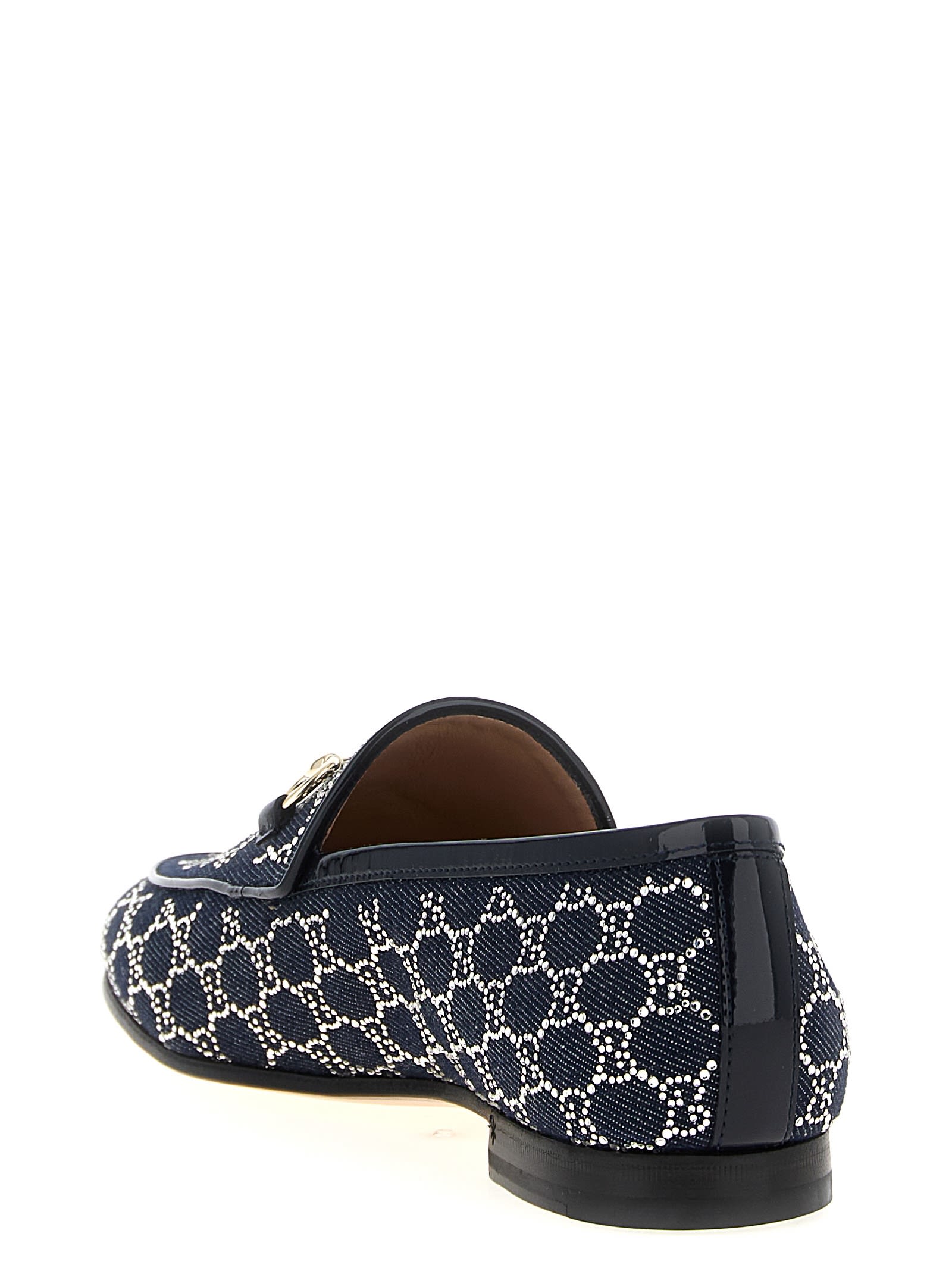 Gucci Jordaan Loafers Featuring Horsebit Detail In Blue