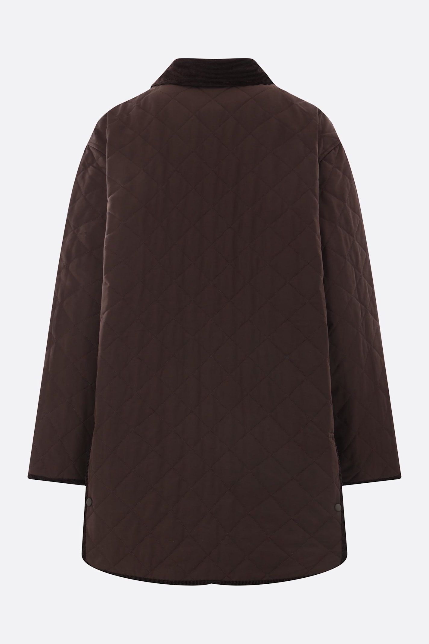 Totême Nylon Quilted Jacket In Nero