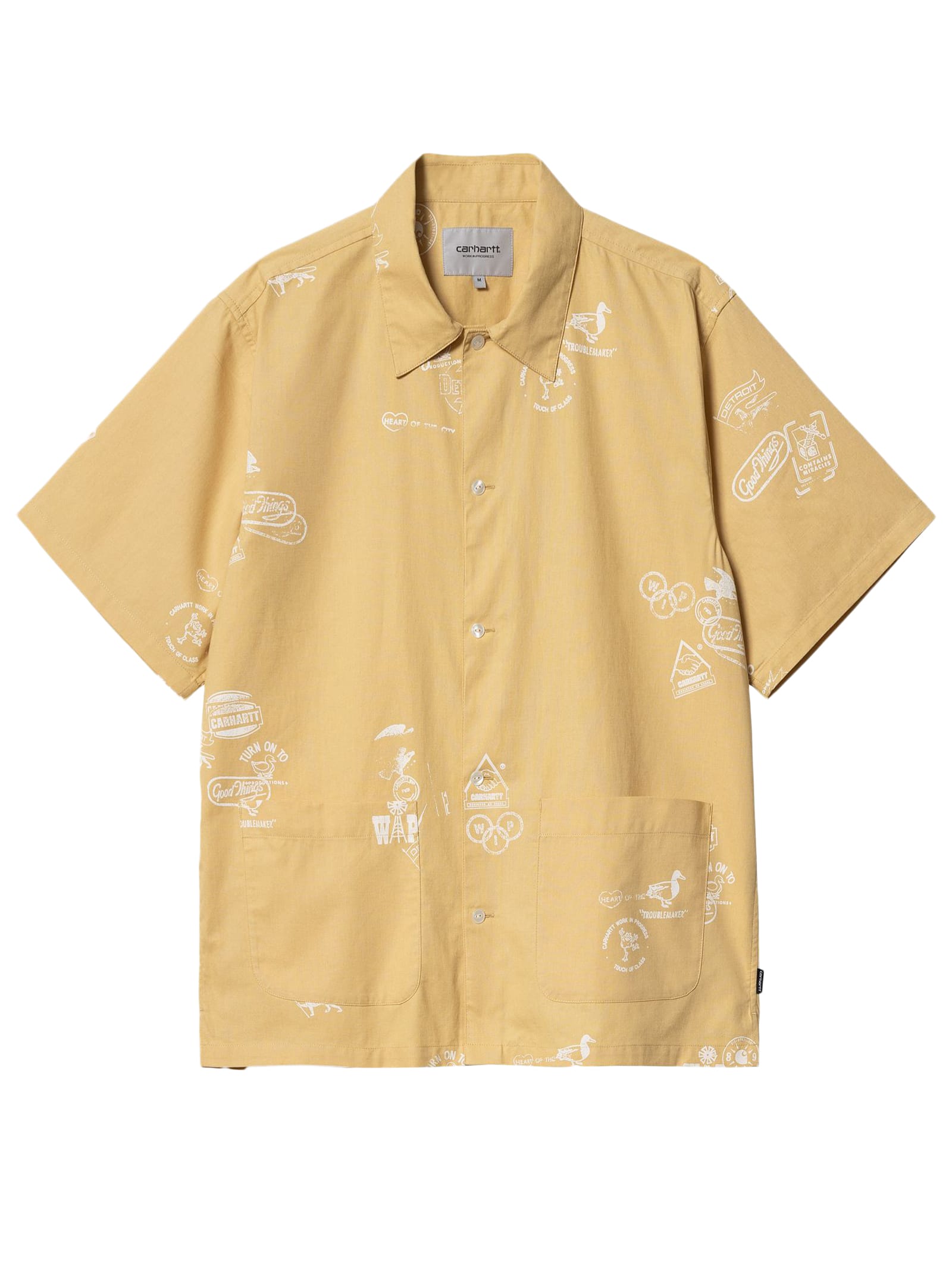 Shop Carhartt Wip Shirts Yellow