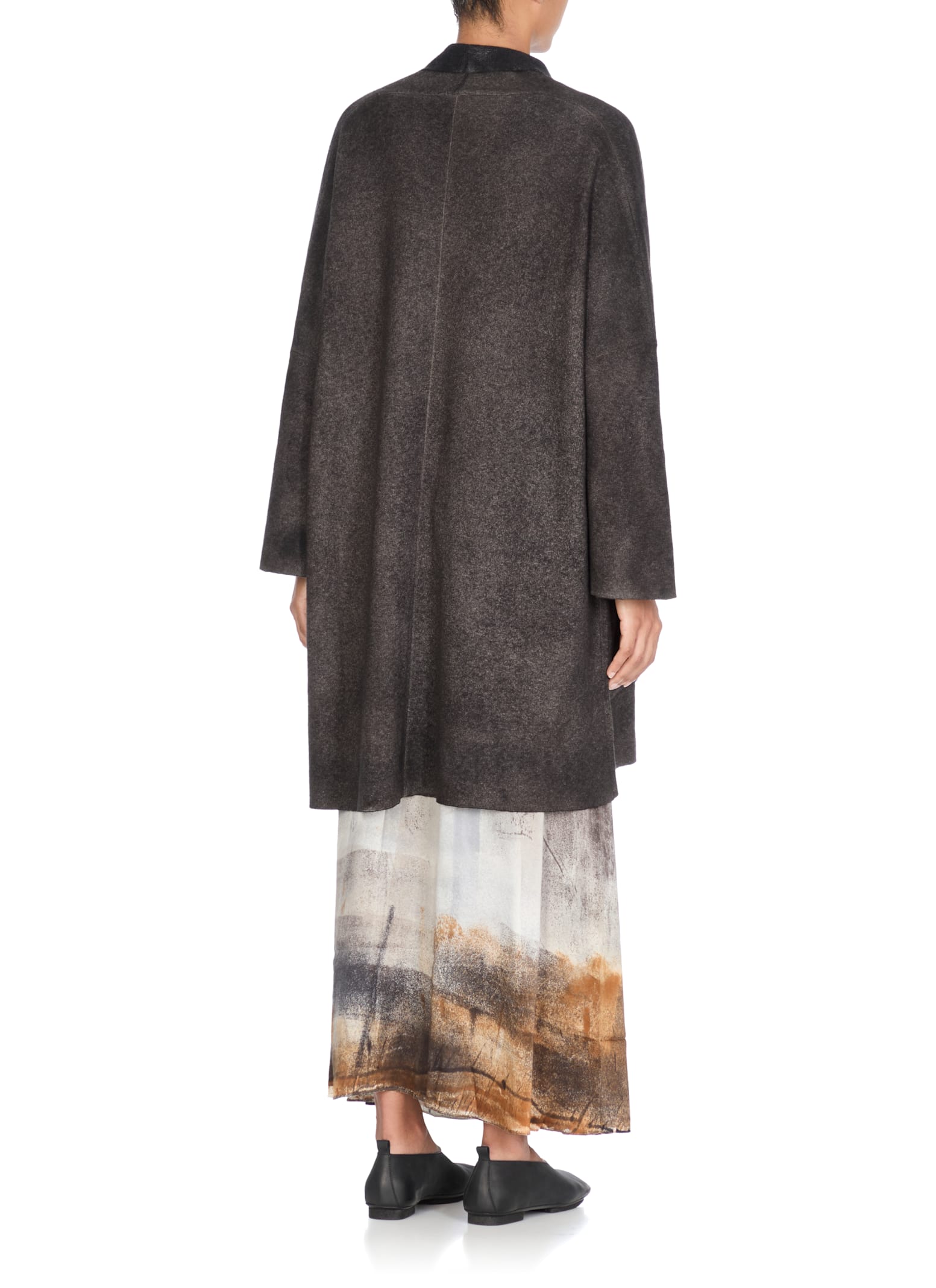 Avant Toi Dark Grey Wool And Cashmere Cardigan In Gray