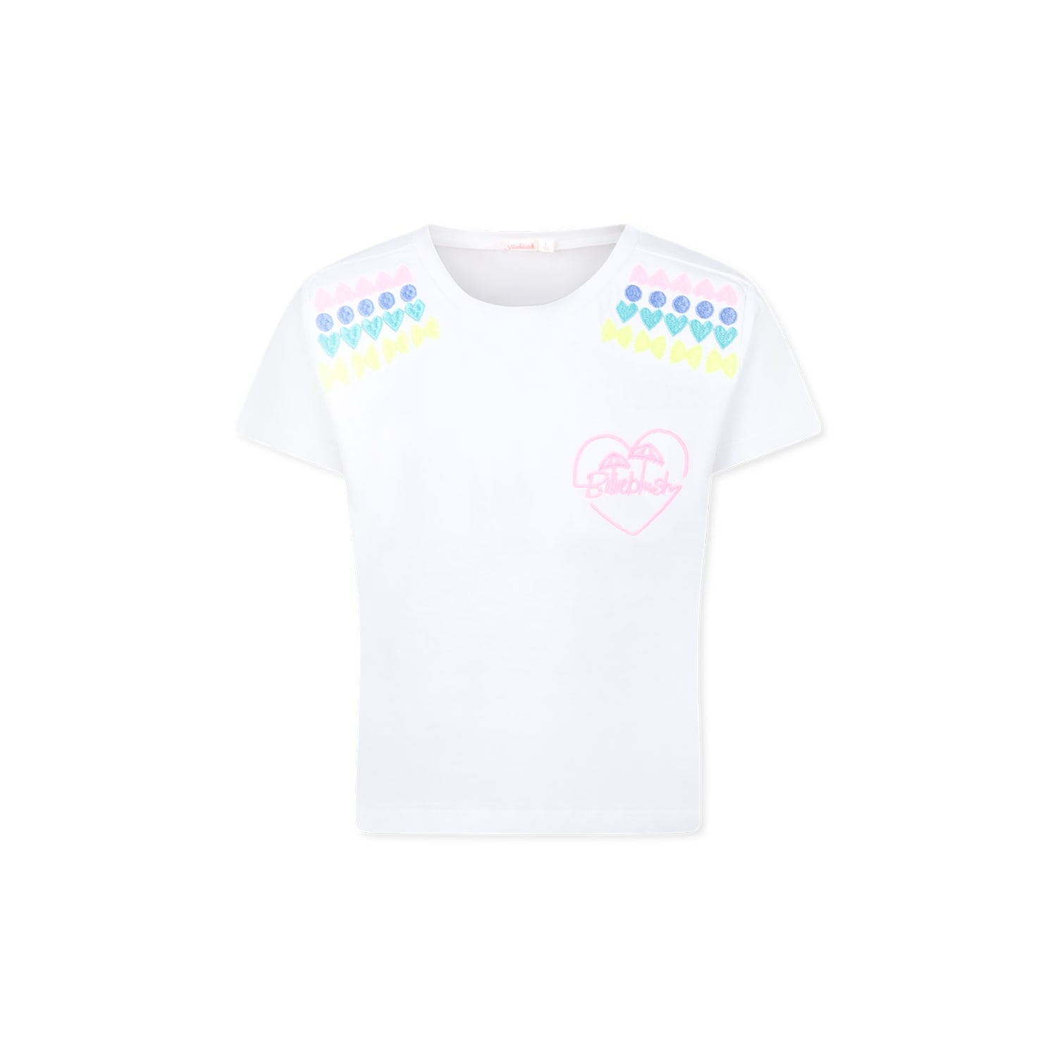 Billieblush Short-sleeved T-shirt In White