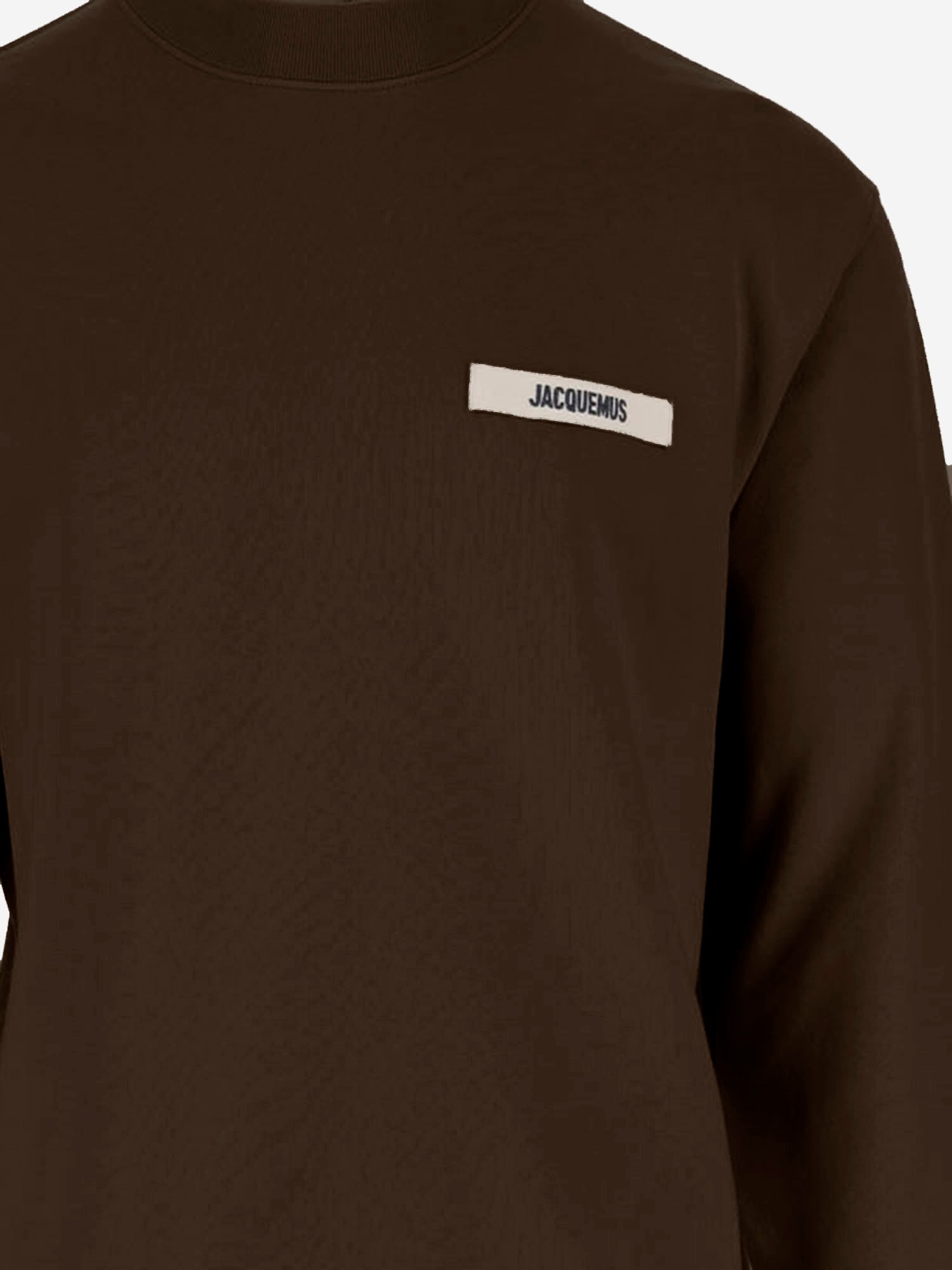 Jacquemus Sweatshirt Le Sweatshirt Grosgrain In Brown