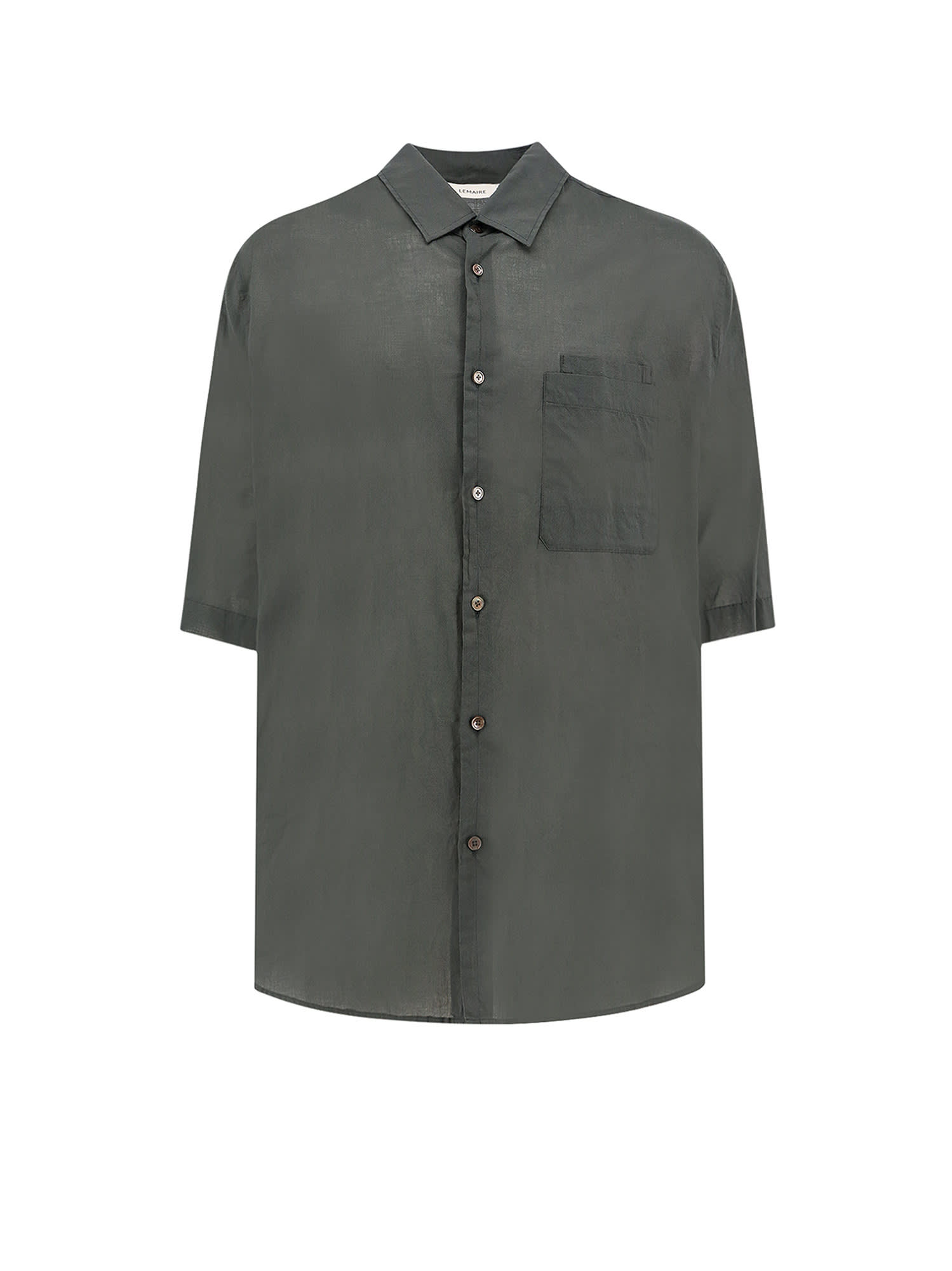 Shop Lemaire Shirt In Green