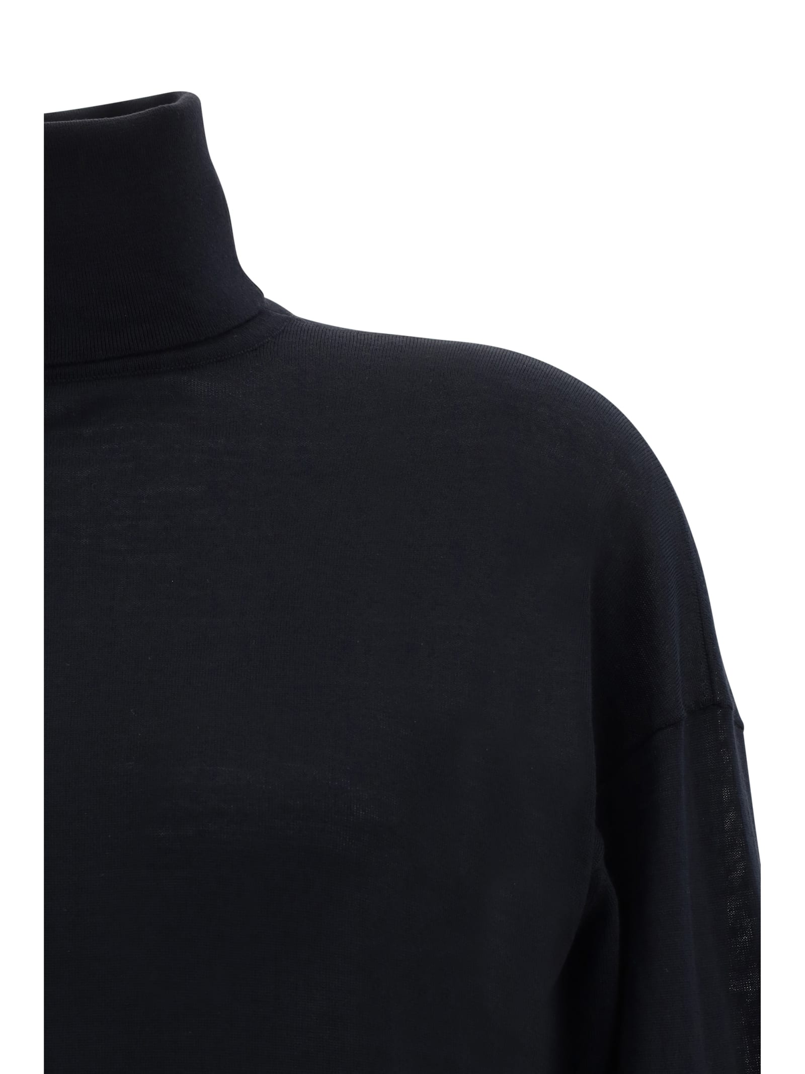Saint Laurent Sweater In Black
