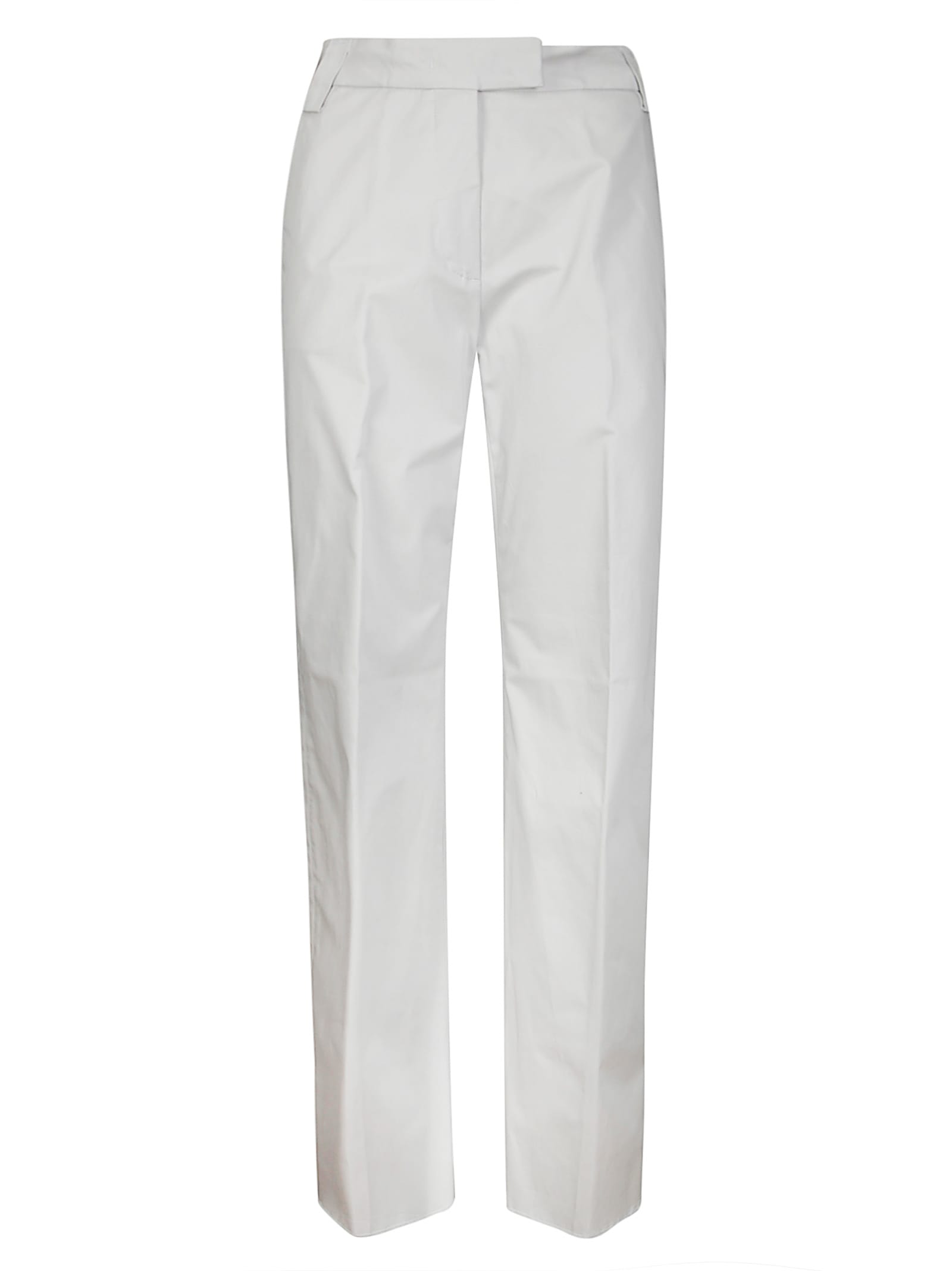 The Latest Thelatest Tailored White Palazzo Pants With Hook