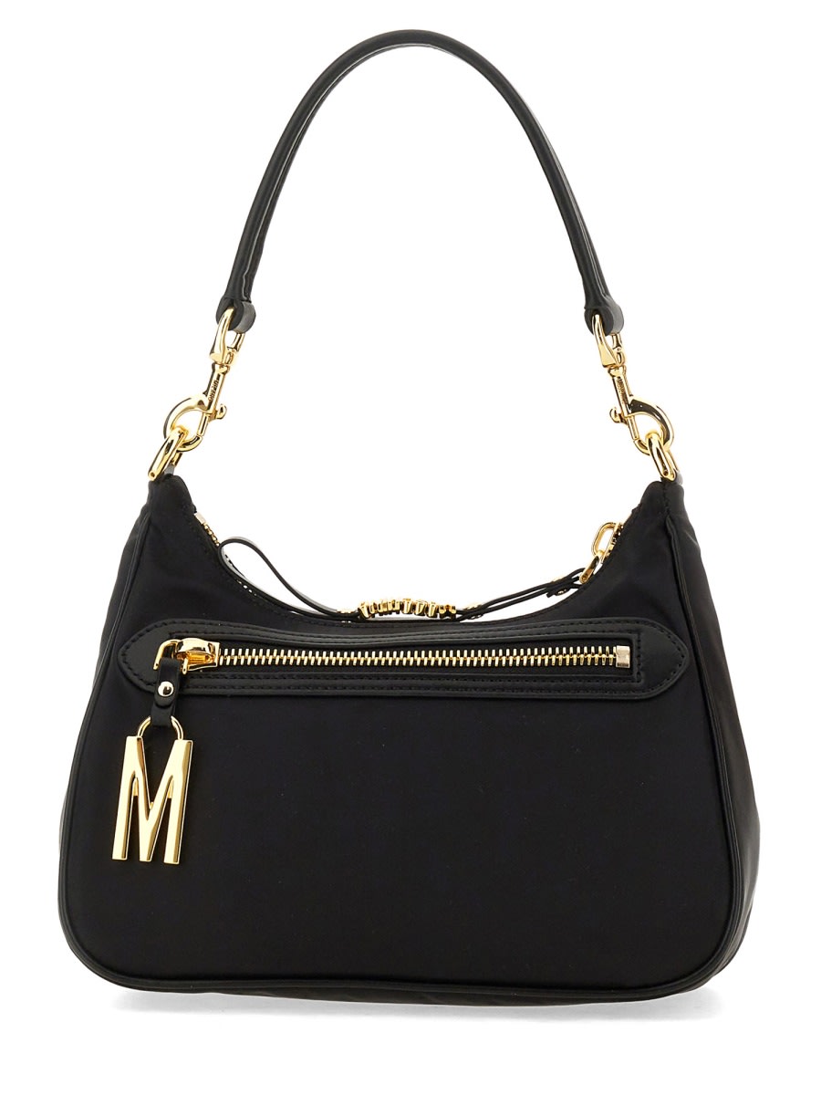 Shop Moschino Bag With Logo In Black