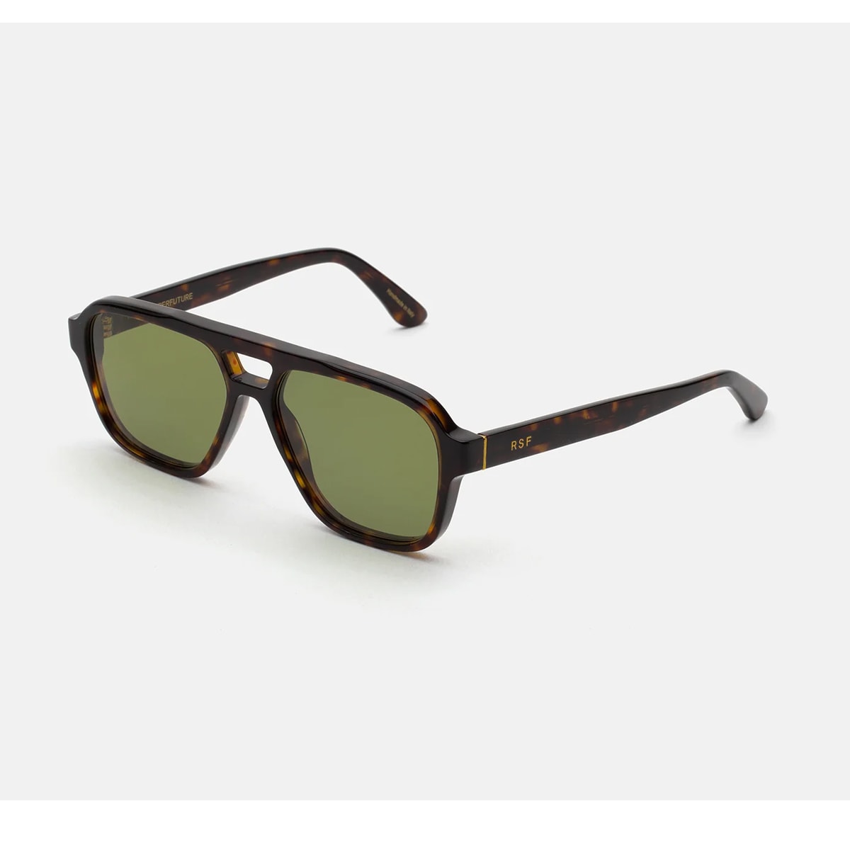 Retrosuperfuture Maneval Havana Green Sunglasses In Brown