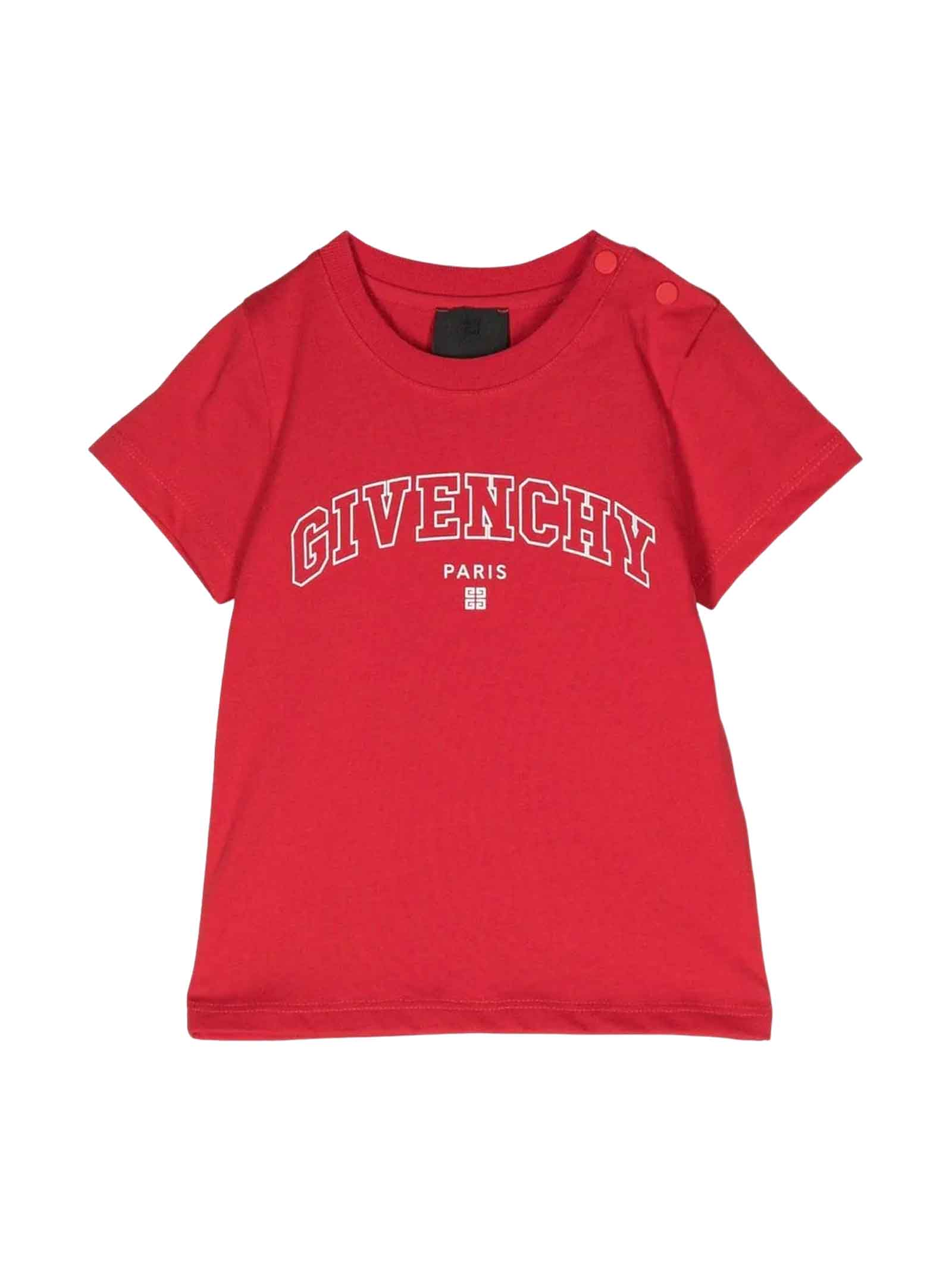 GIVENCHY RED T-SHIRT BABY BOY