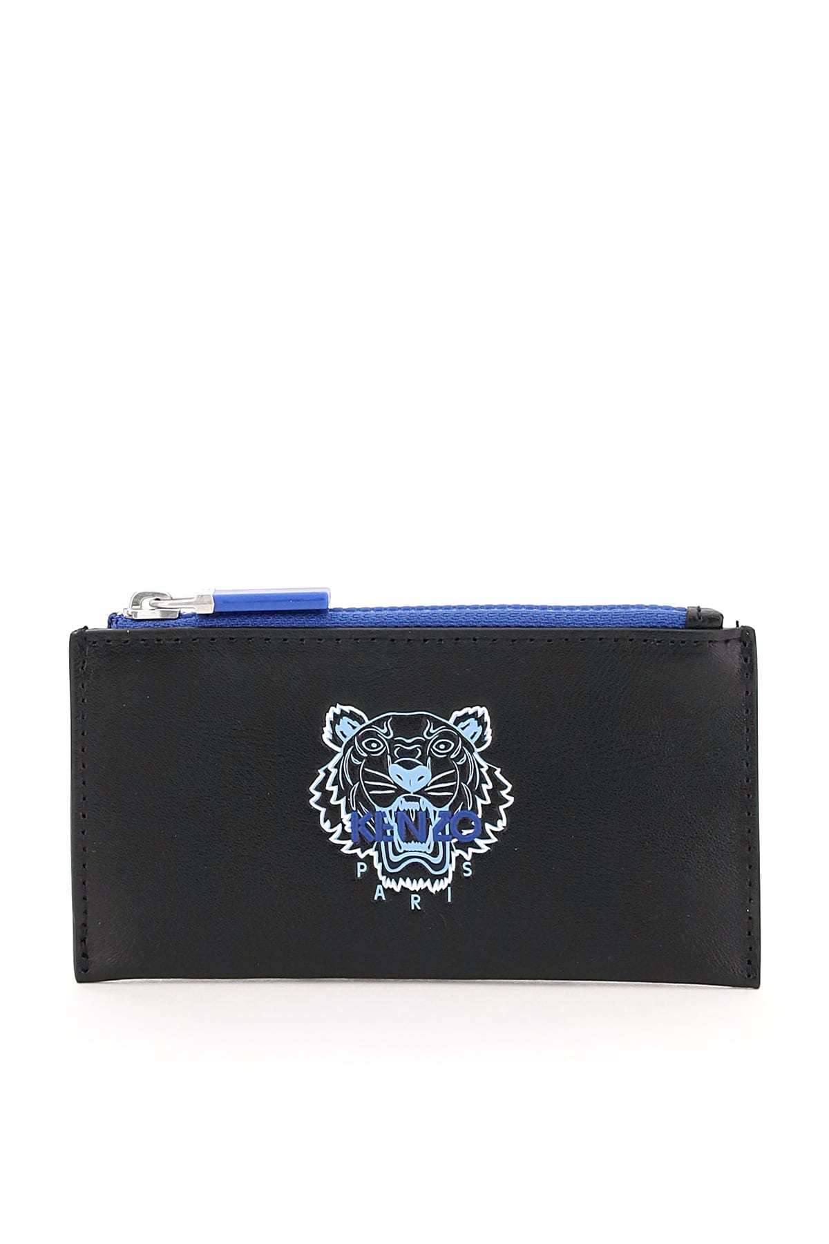 Kenzo Zipped Card Holder Pouch Tiger Print