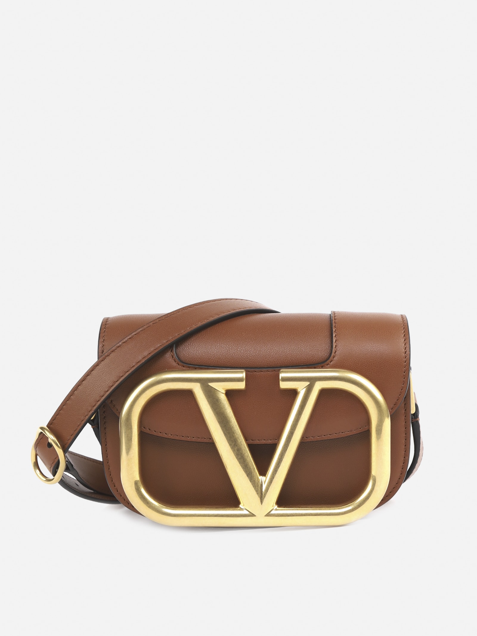Valentino Garavani Supervee Leather Shoulder Bag