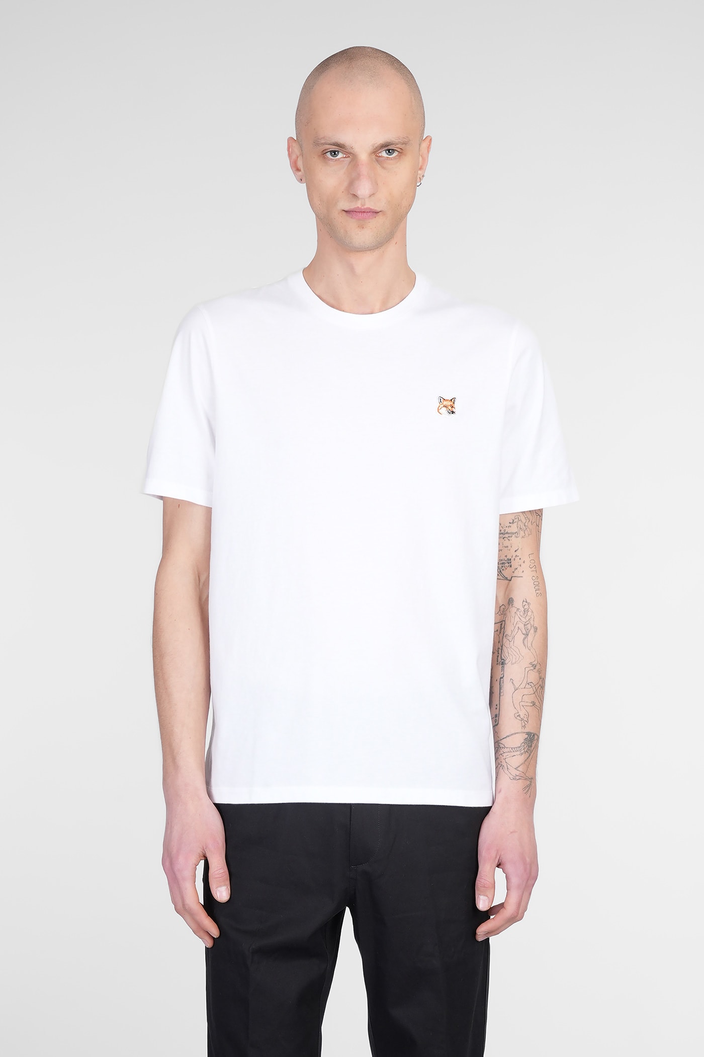 Maison Kitsuné T-shirt In White Cotton