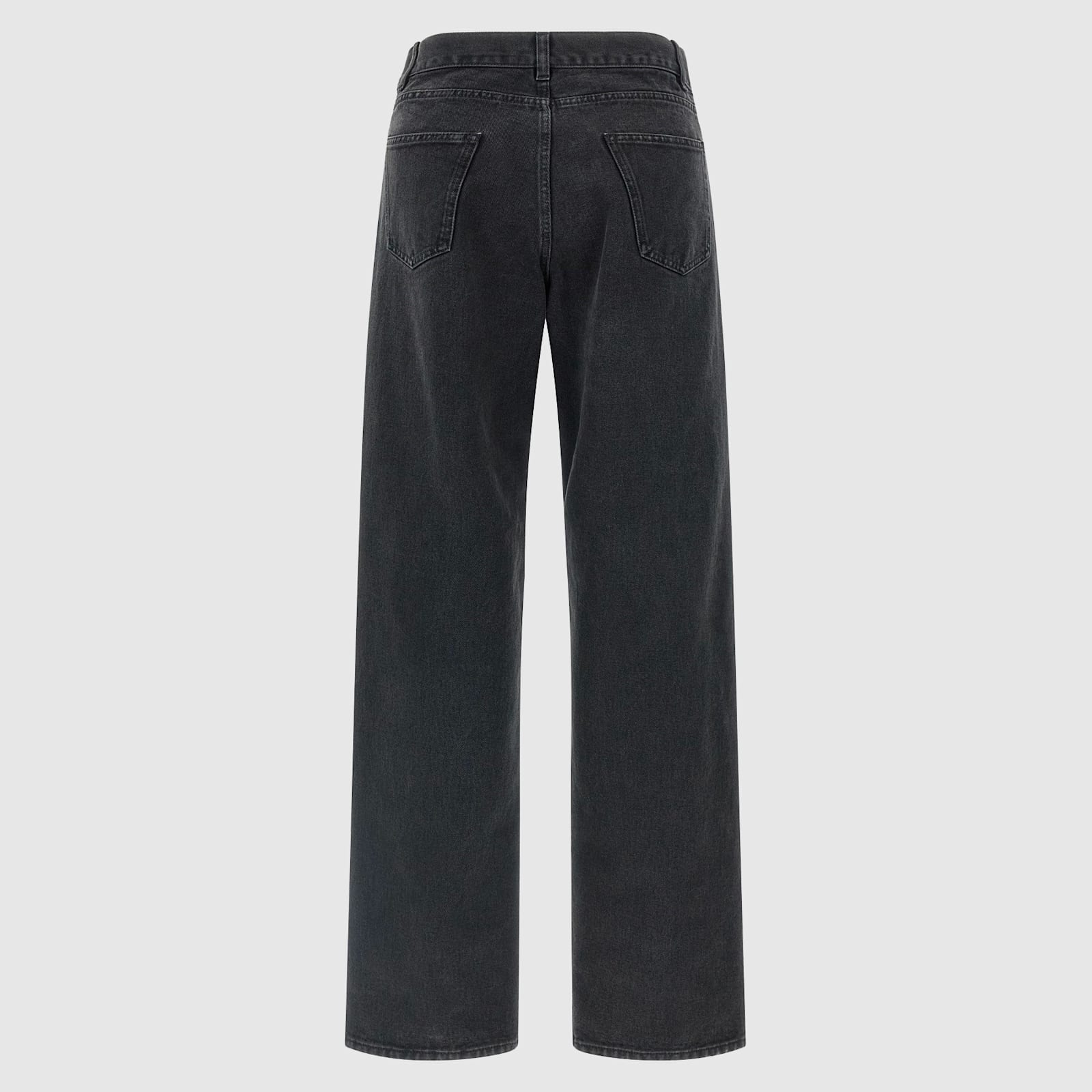 The Row Five-pocket Denim Trousers Featuring Belt Loops In Black