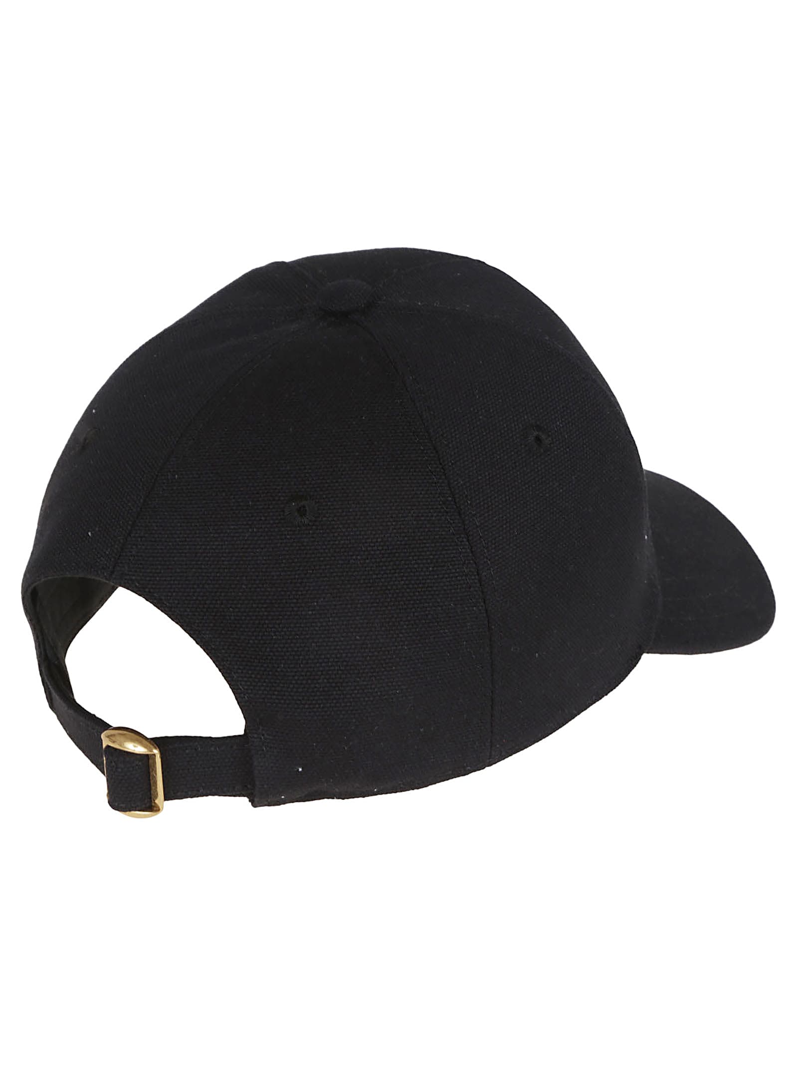 Valentino Cotton Baseball Cap With Embroidery And Curved Brim In Black
