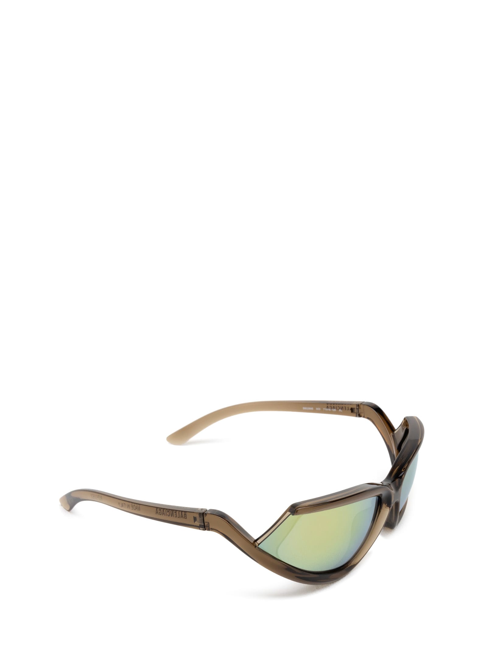 Shop Balenciaga Bb0289s Brown Sunglasses