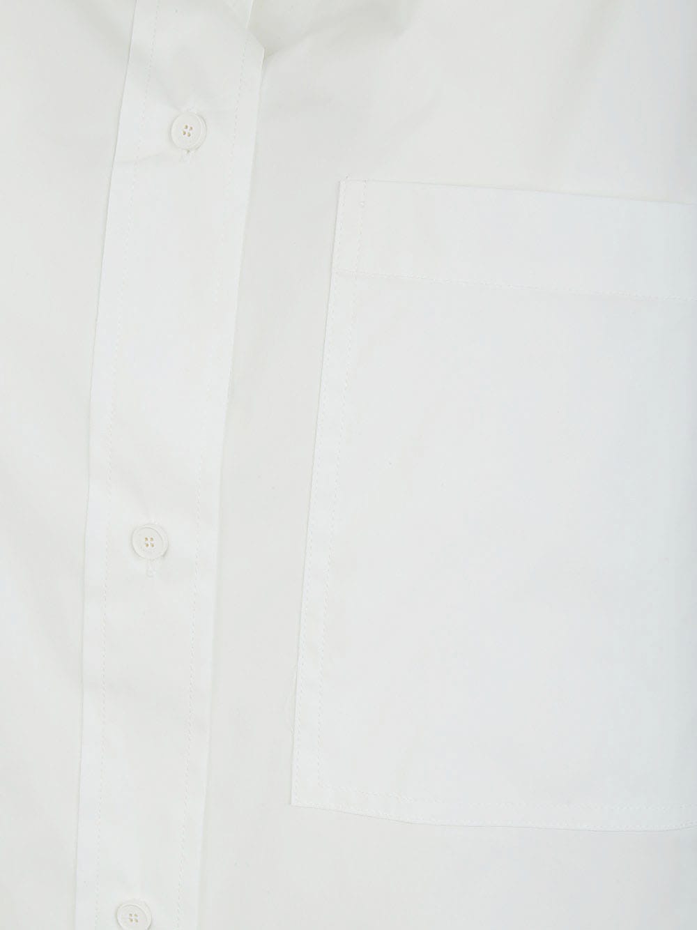 Shop Liviana Conti Cape Shirt In White