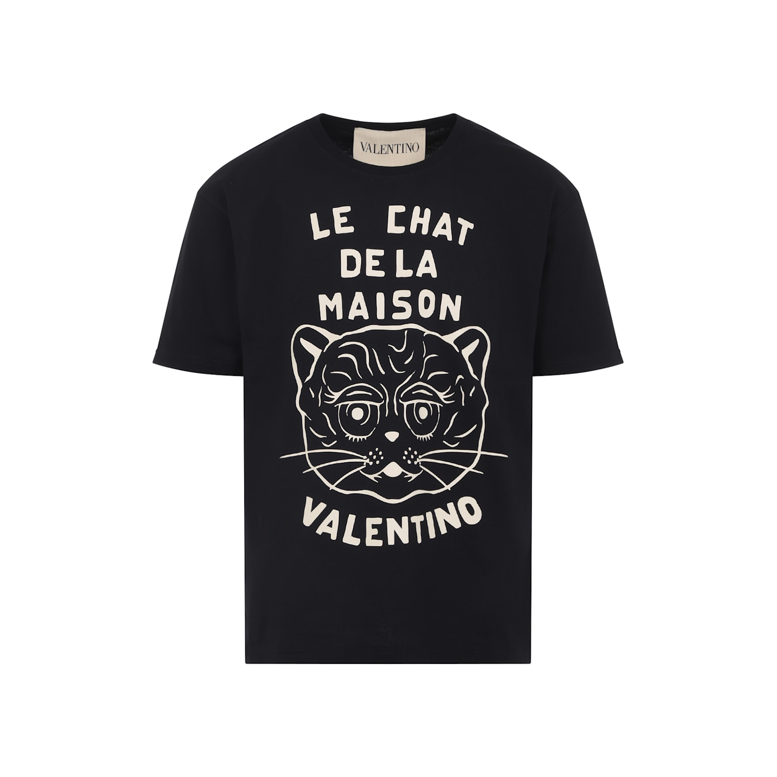 Valentino Garavani T-shirt With Le Chat De La Maison Print
