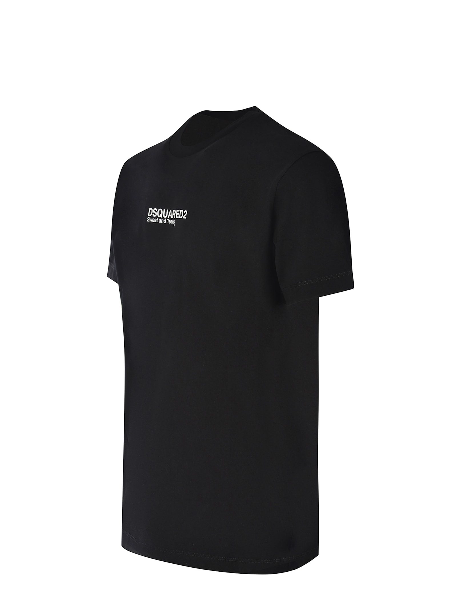 Shop Dsquared2 T-shirt  Made Of Cotton In Black