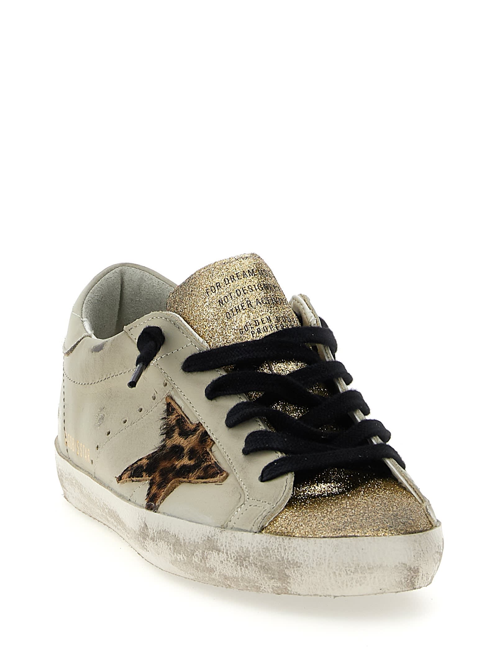 Golden Goose Deluxe Brand Women Super-star Classic With List Leather Low-top Sneakers In Multi