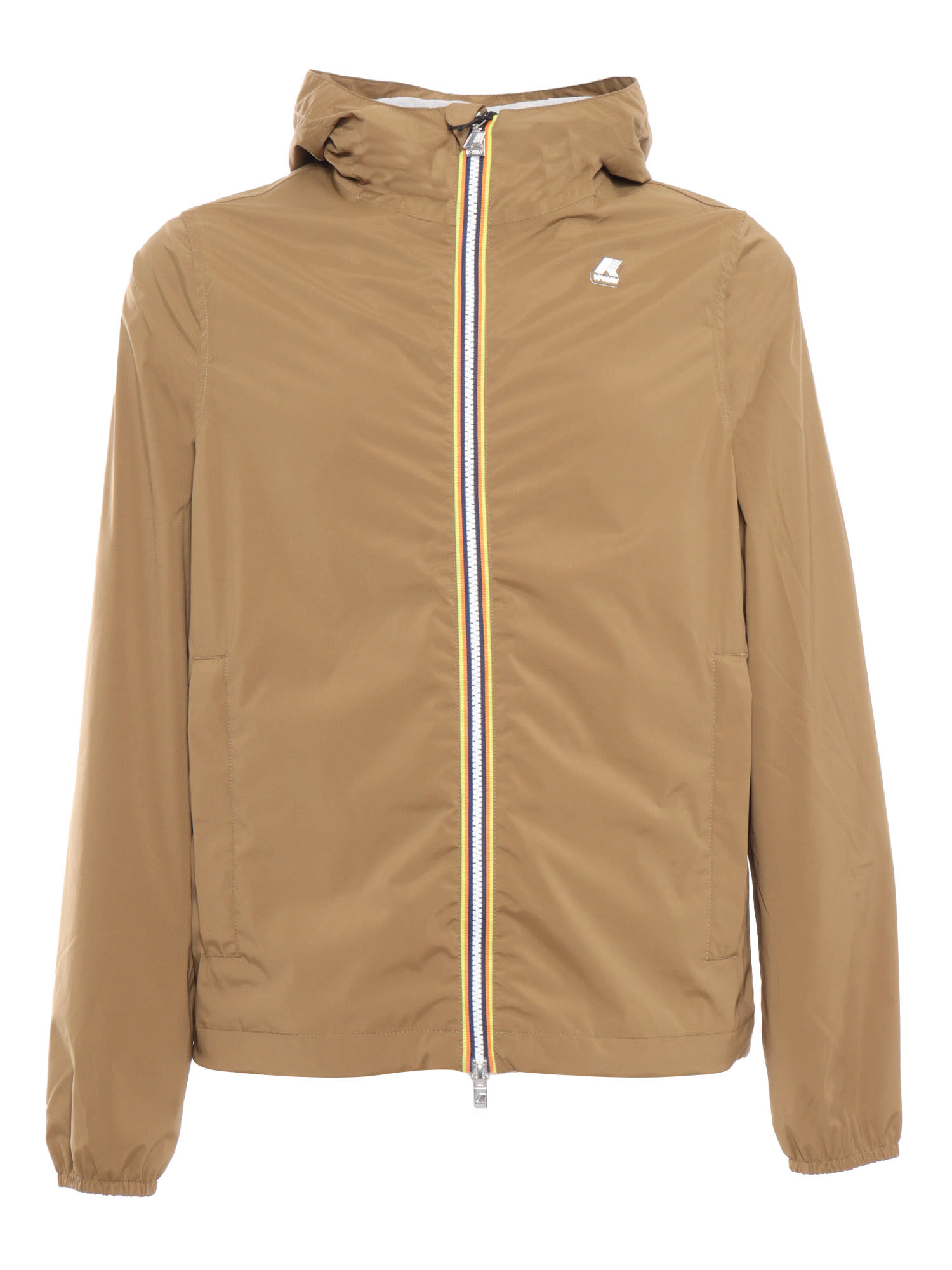 K-way Brown Jacket In Brown