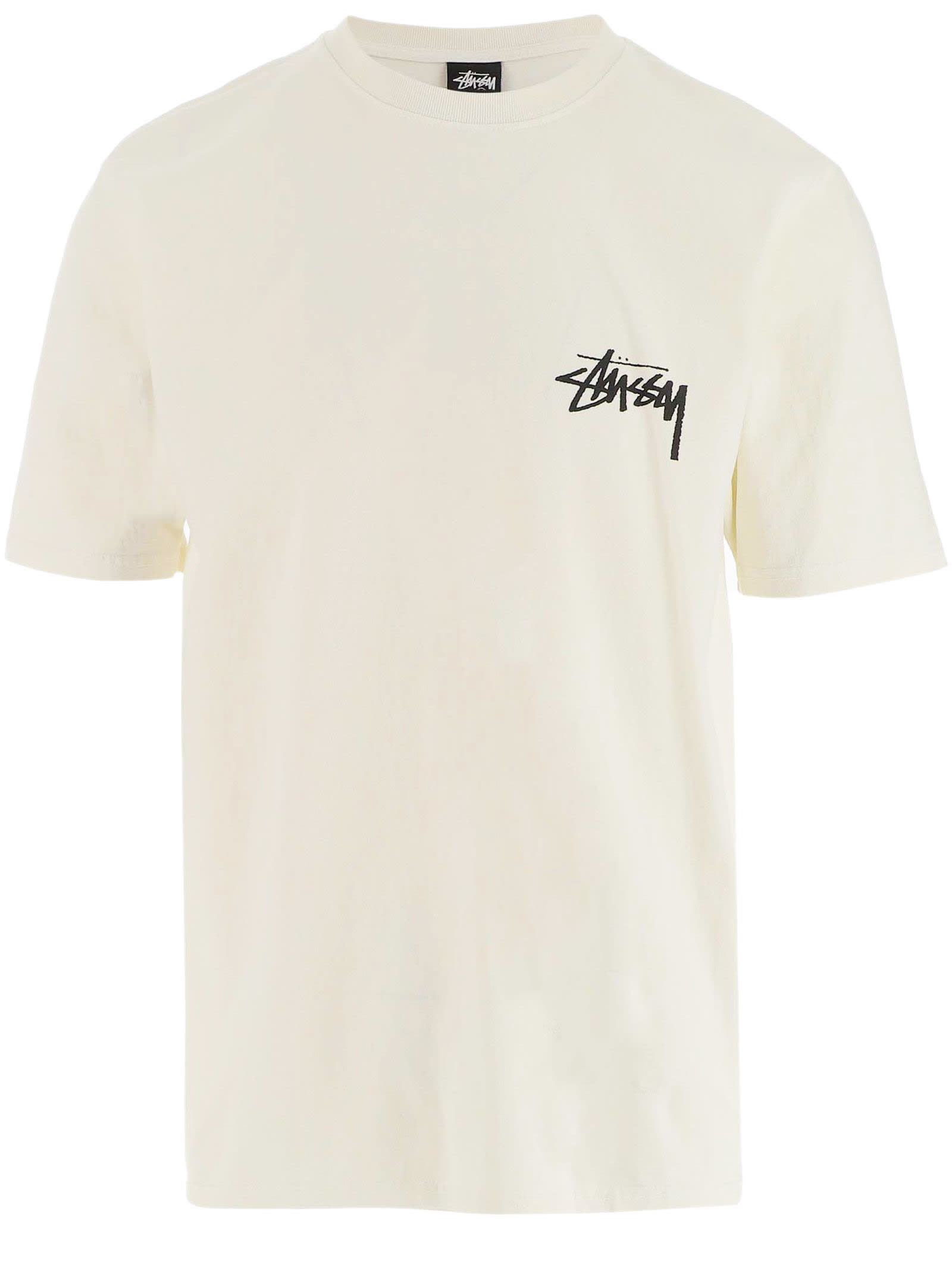 Stussy White Cotton T-shirt