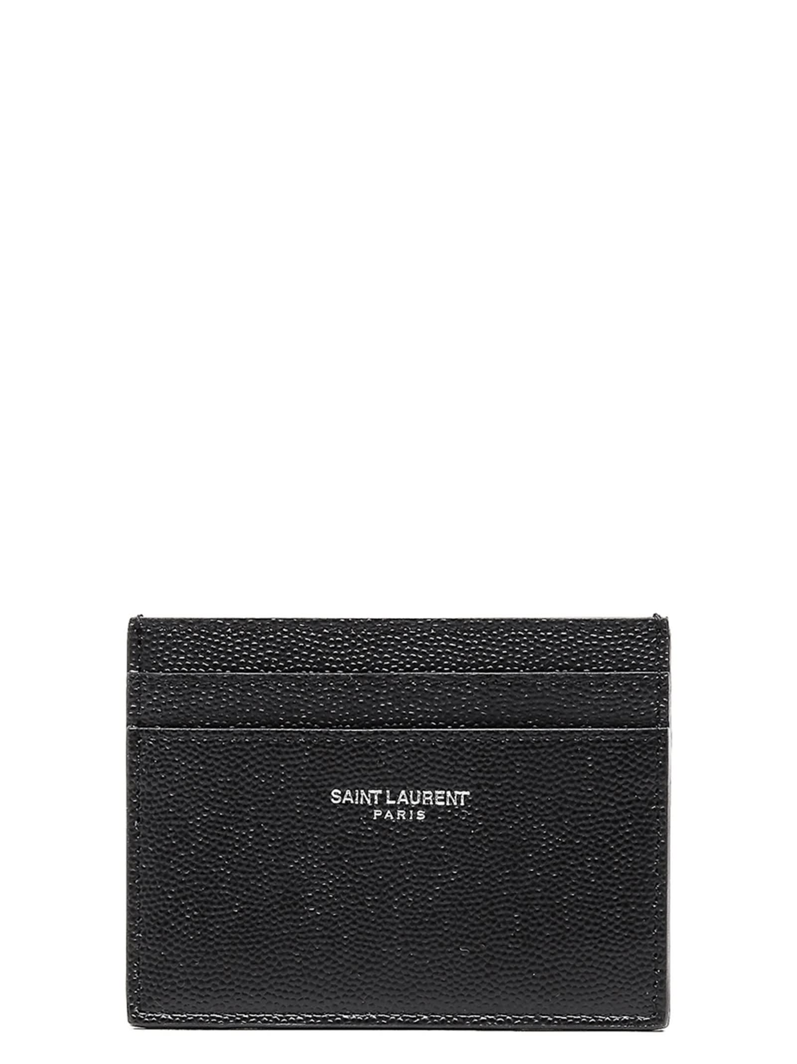 SAINT LAURENT LOGO CARD HOLDER 