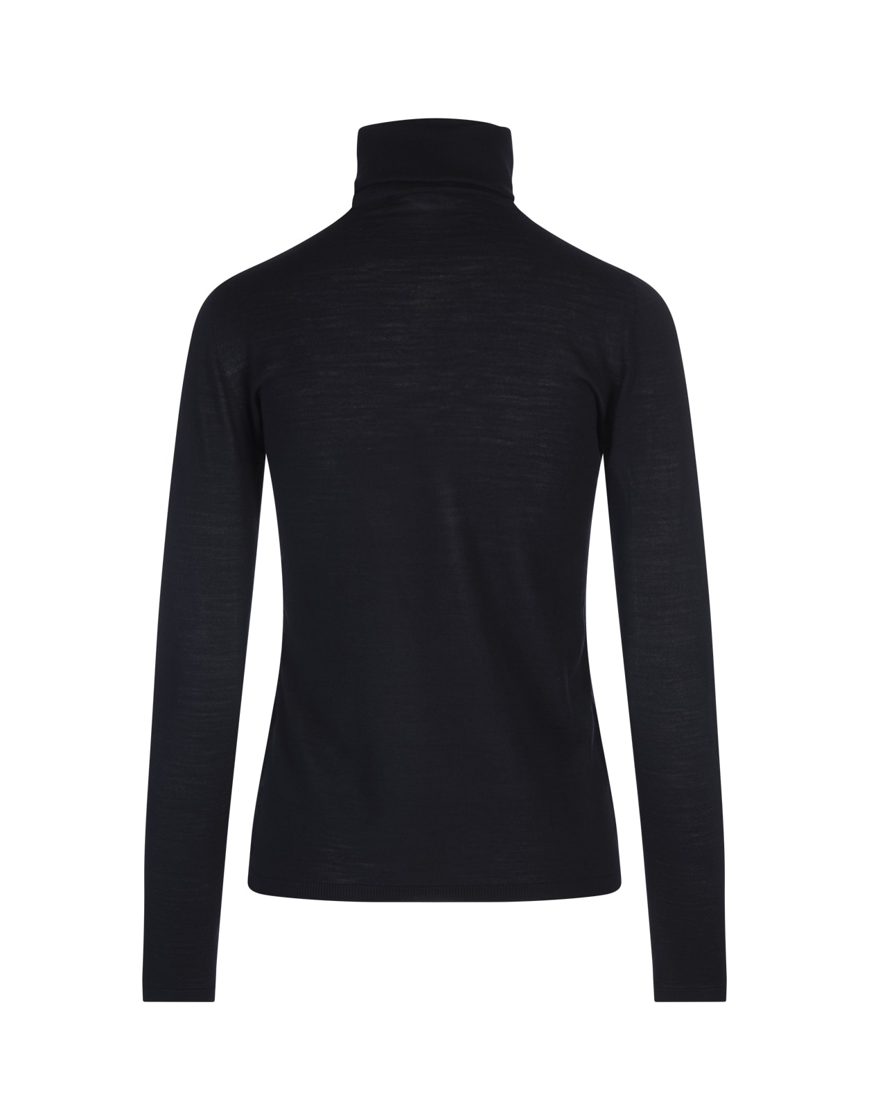 Shop Max Mara Blue Saluto Turtleneck Sweater