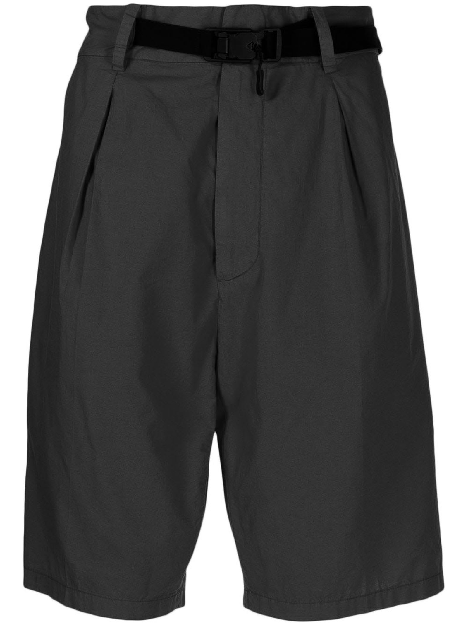 N.21 Black Cotton Shorts