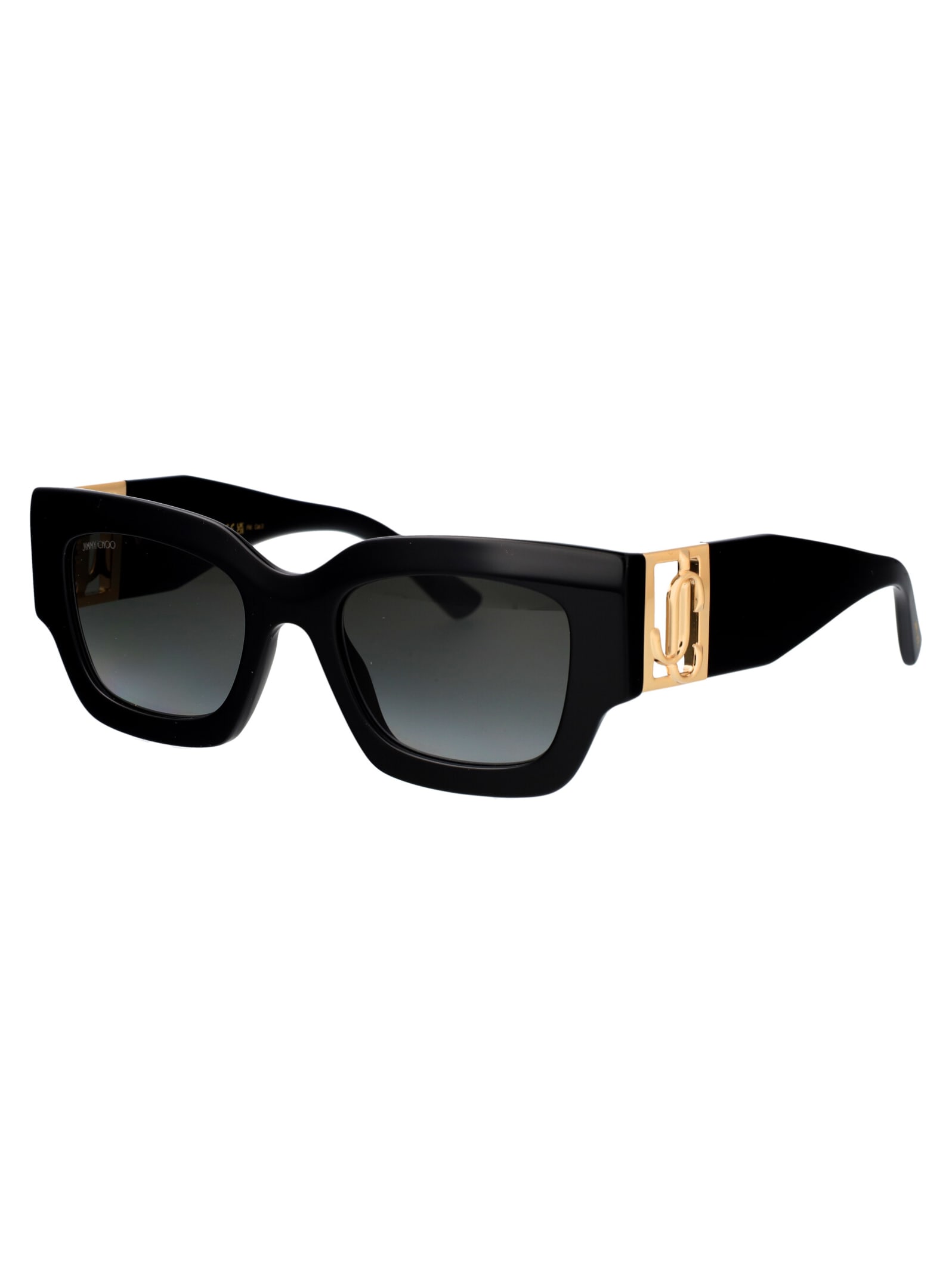 Shop Jimmy Choo Nena/s Sunglasses In 8079o Black