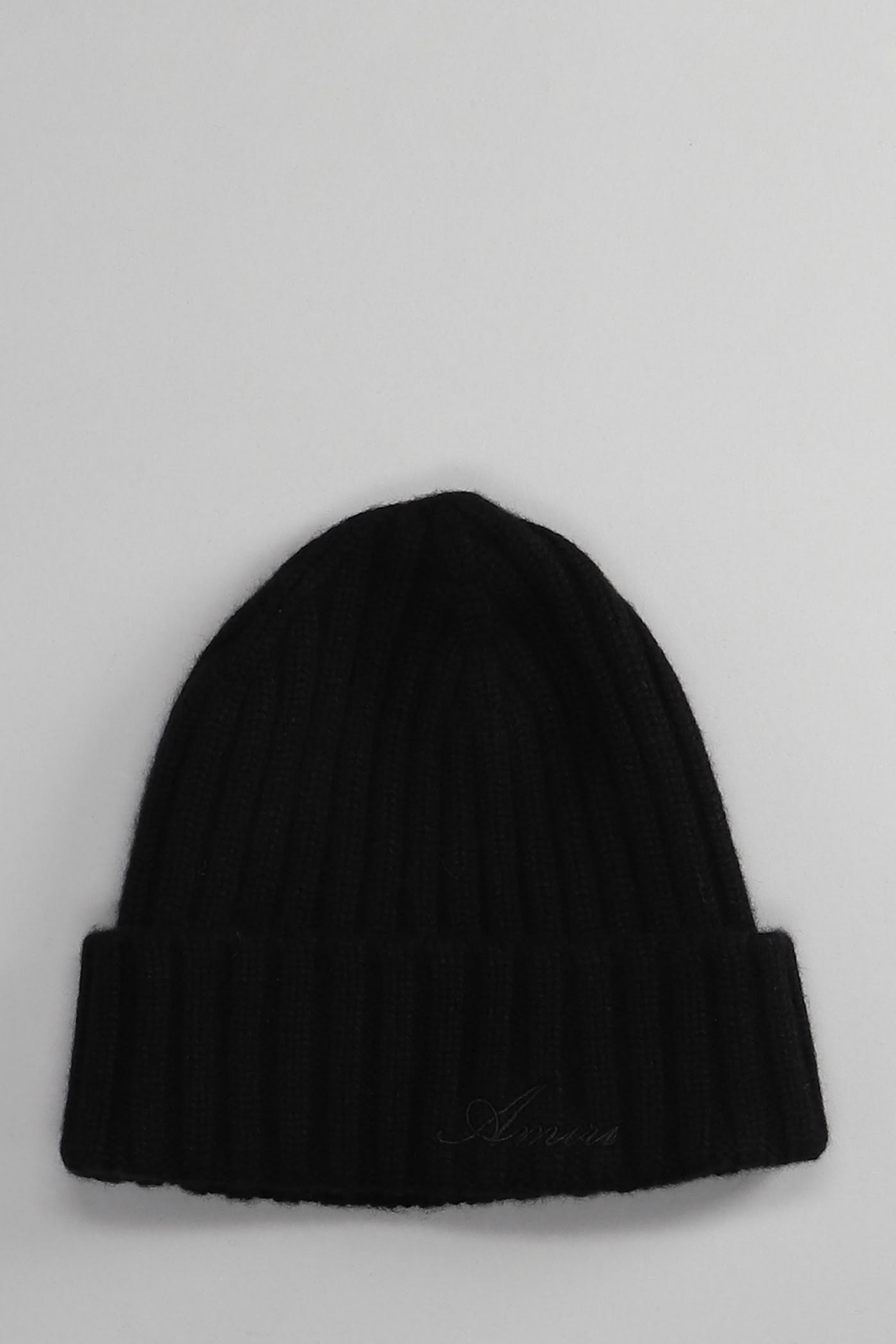AMIRI Hats In Black Cashmere