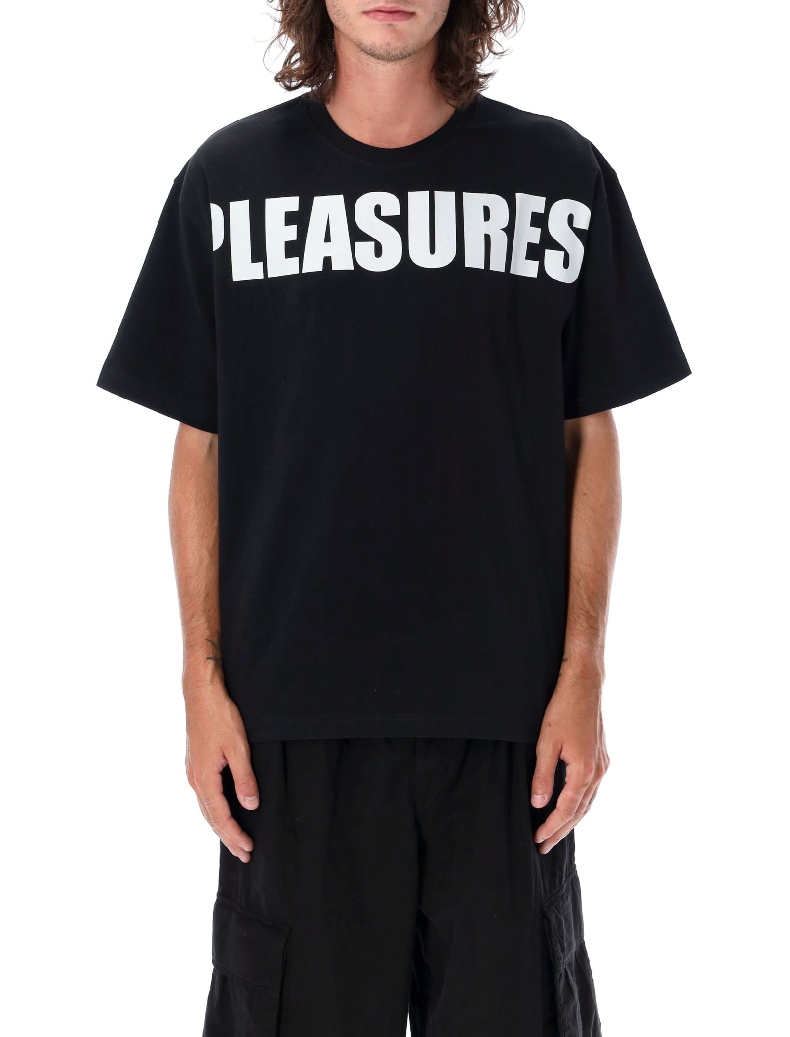 Shop Pleasures Expand Heavyweight T-shirt In Black