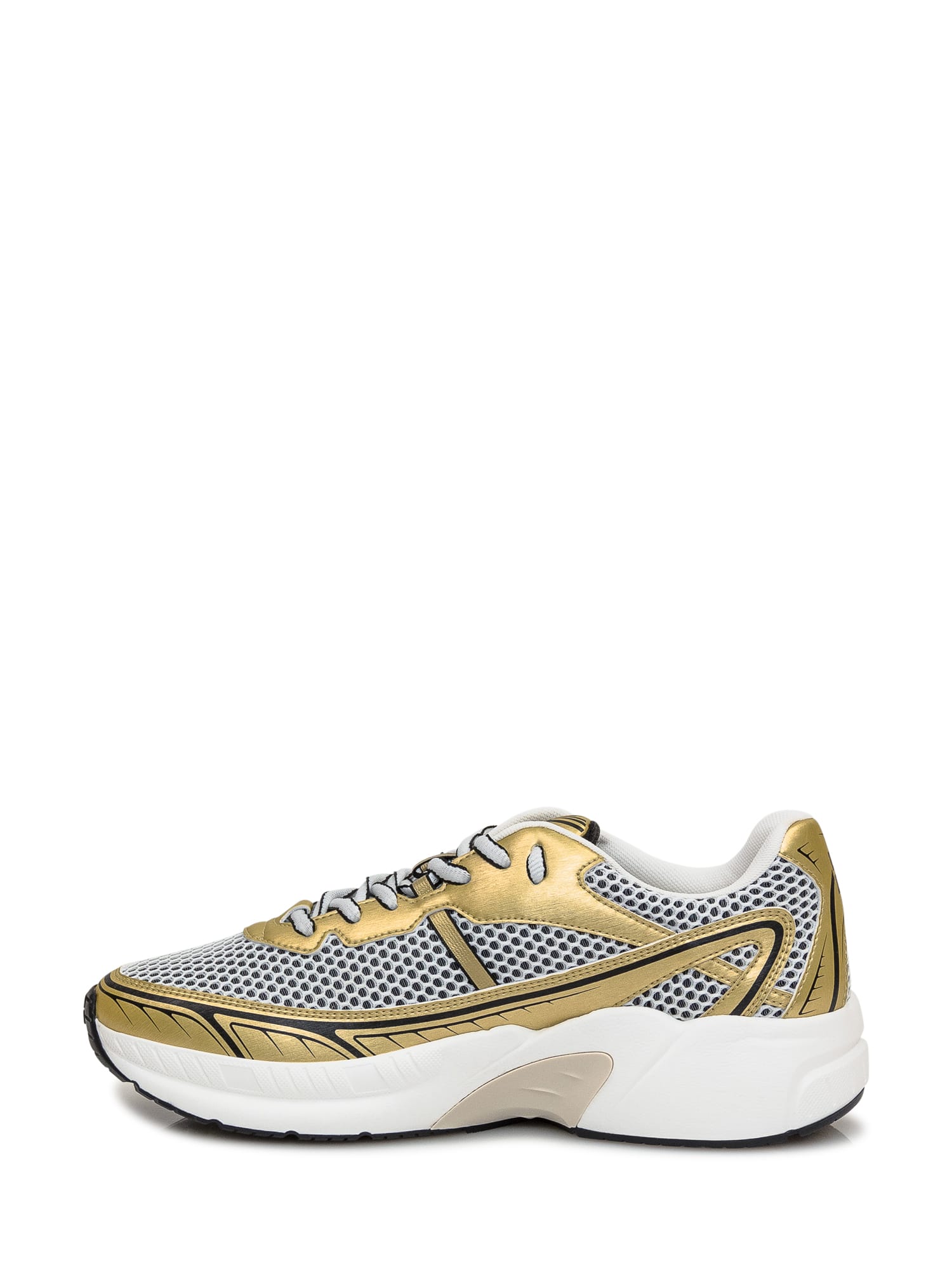 Shop Givenchy Nfnty52 Sneaker In Golden