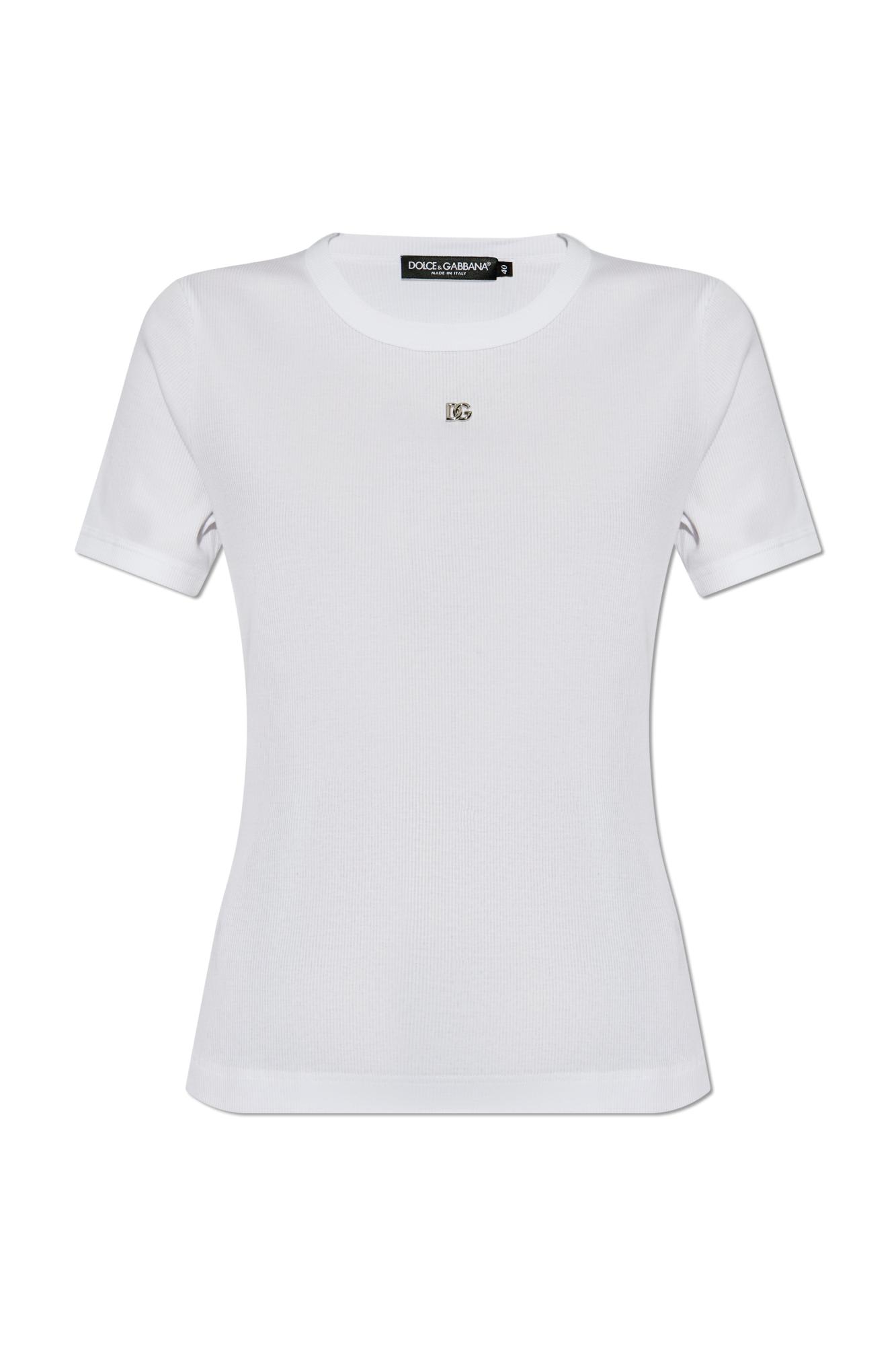 Dolce & Gabbana Short-sleeved T-shirt In White