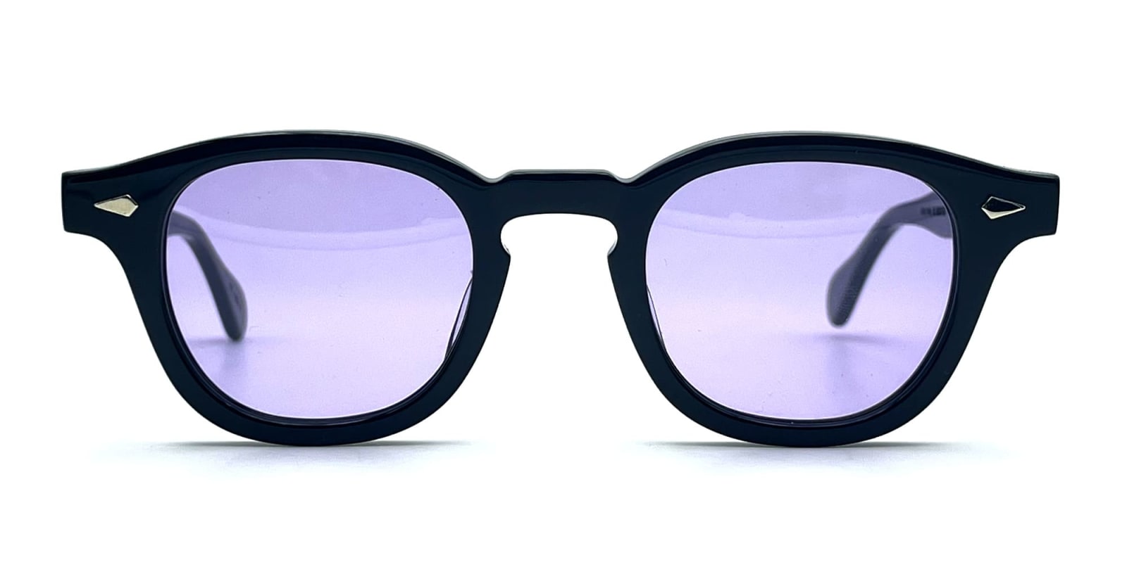 Julius Tart Optical Ar 46x24 - Black / Violet Lens Sunglasses In Purple