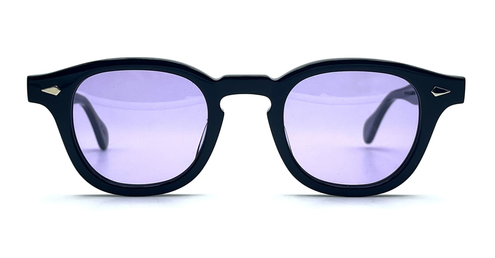 Julius Tart Optical Ar 46×24 – Black / Violet Lens Sunglasses