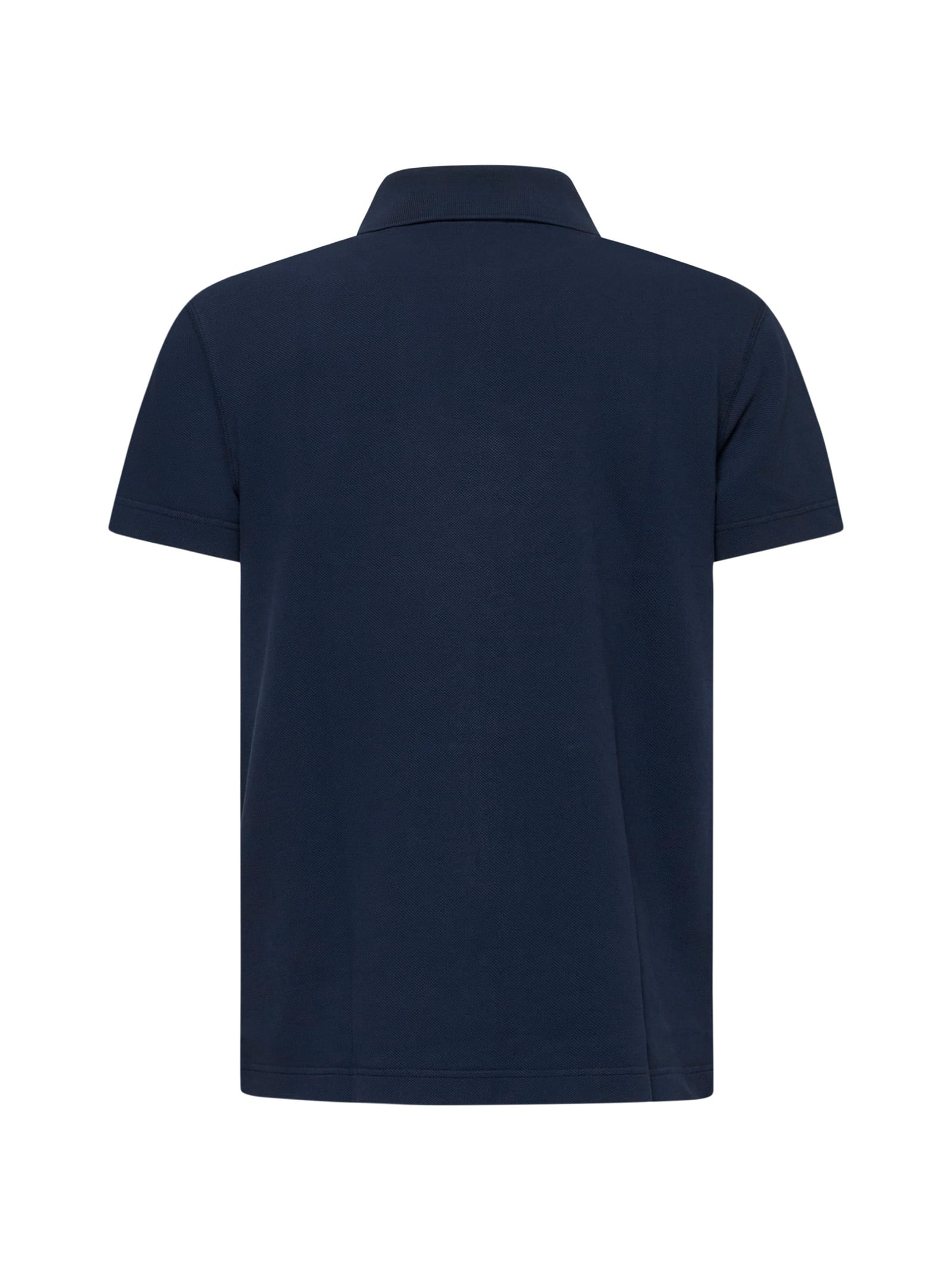 Shop Burberry Polo Shirt In Storm