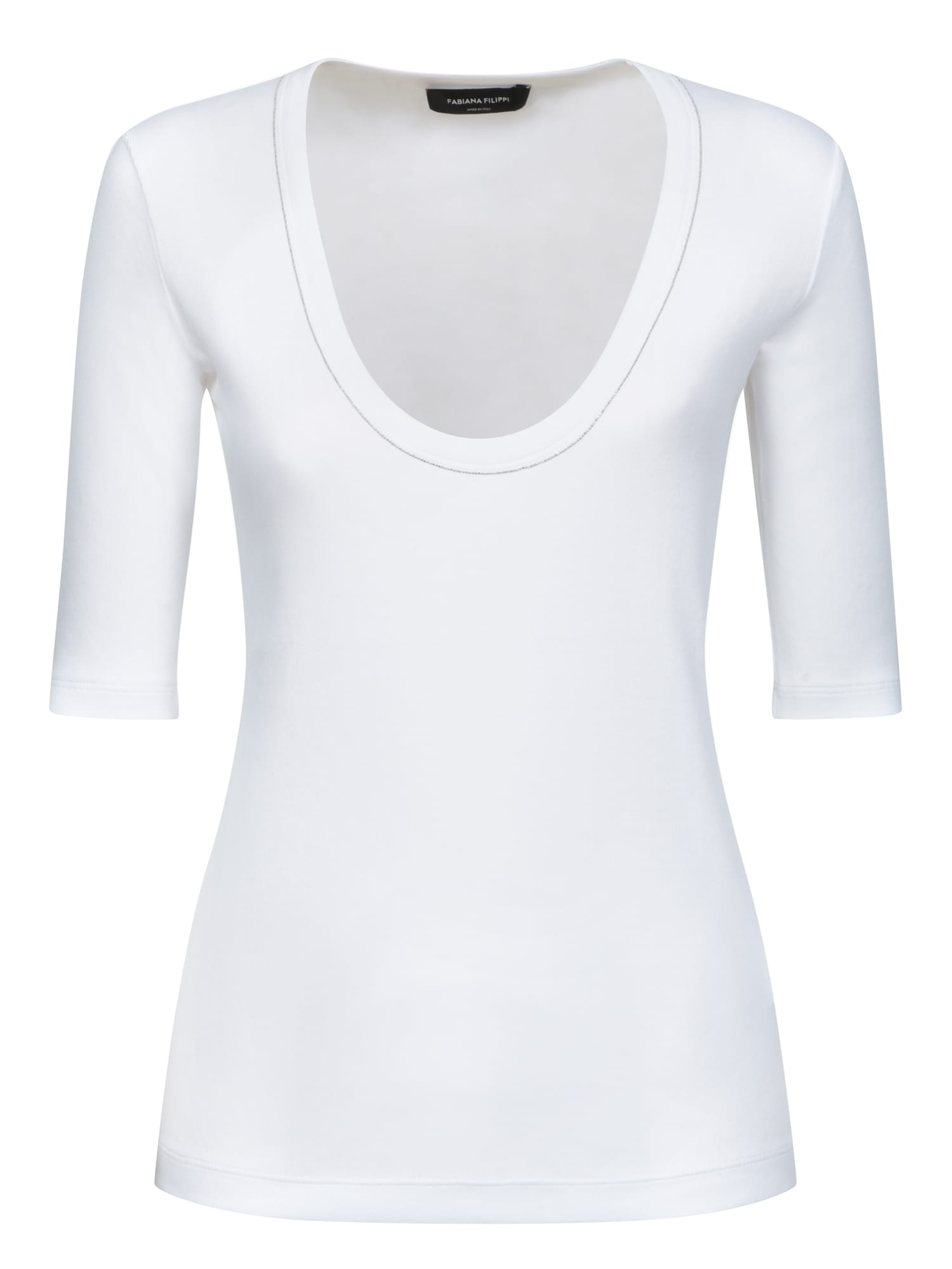 White Cotton T-shirt