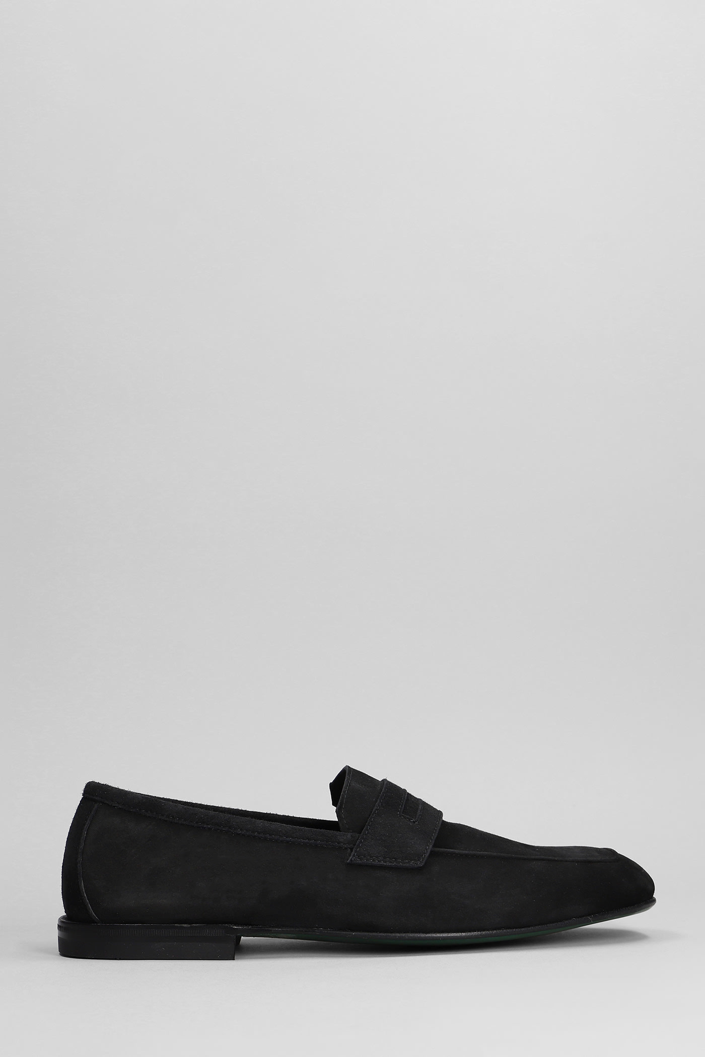 Loafers In Black Suede