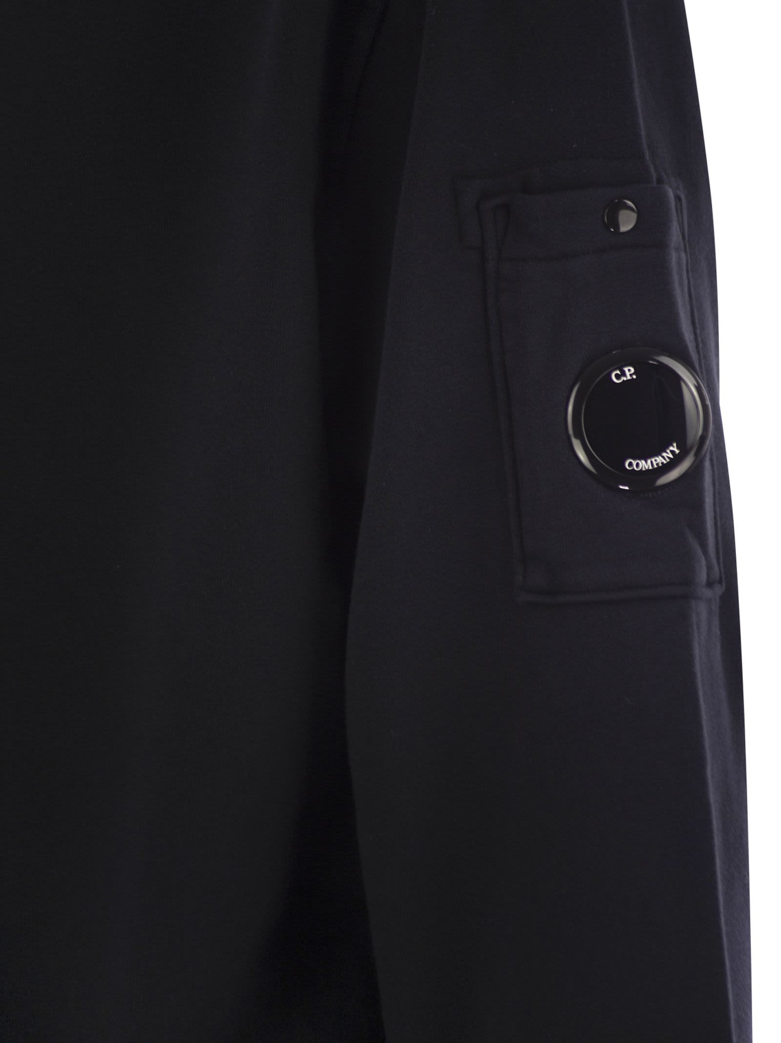 C.p. Company C. P. Company Man Sweatshirt Midnight Blue Size Xxl Cotton